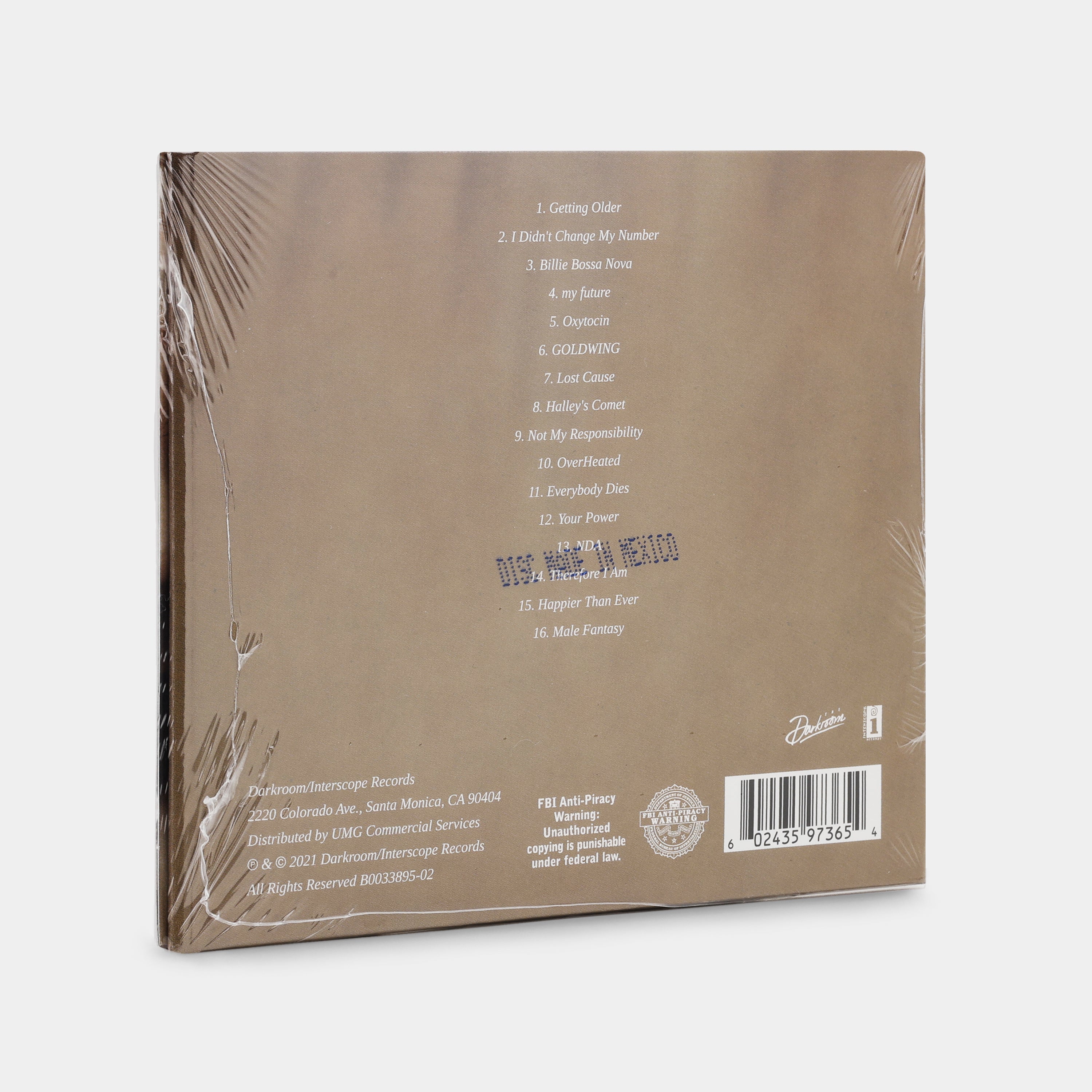 Billie Eilish - Happier Than Ever CD