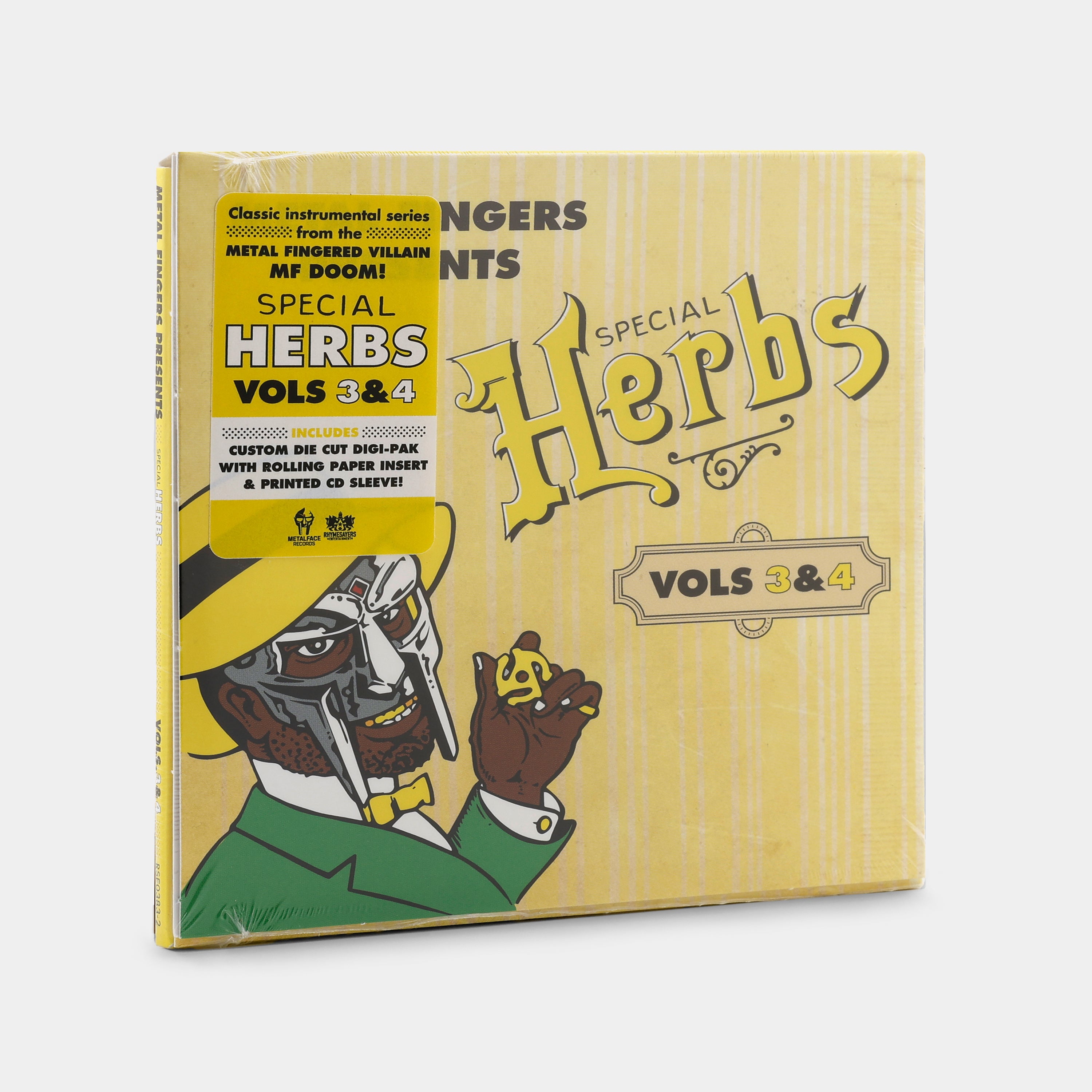 MF DOOM - Metal Fingers Presents: Special Herbs Vol. 3 & 4 CD
