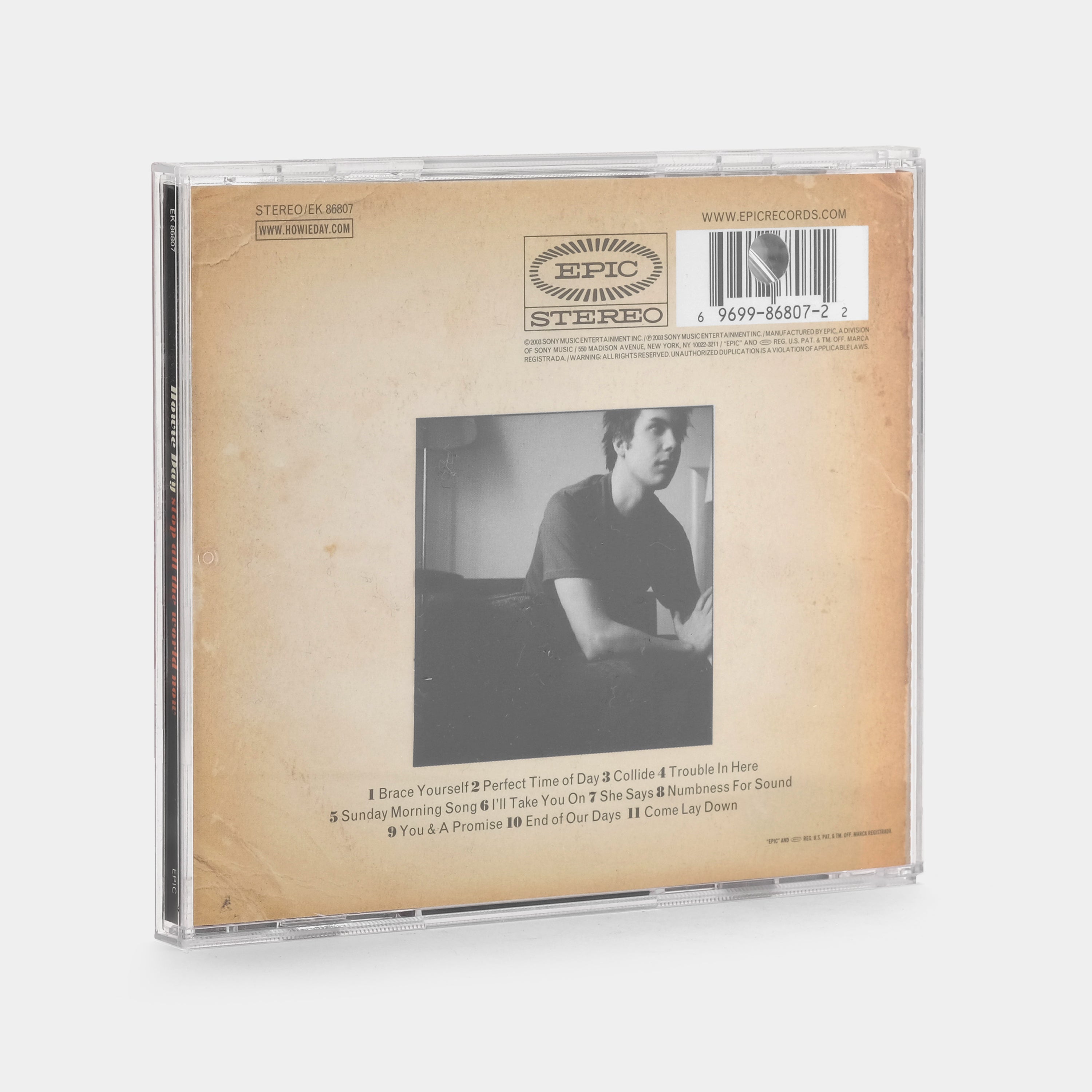 Howie Day - Stop All The World Now CD