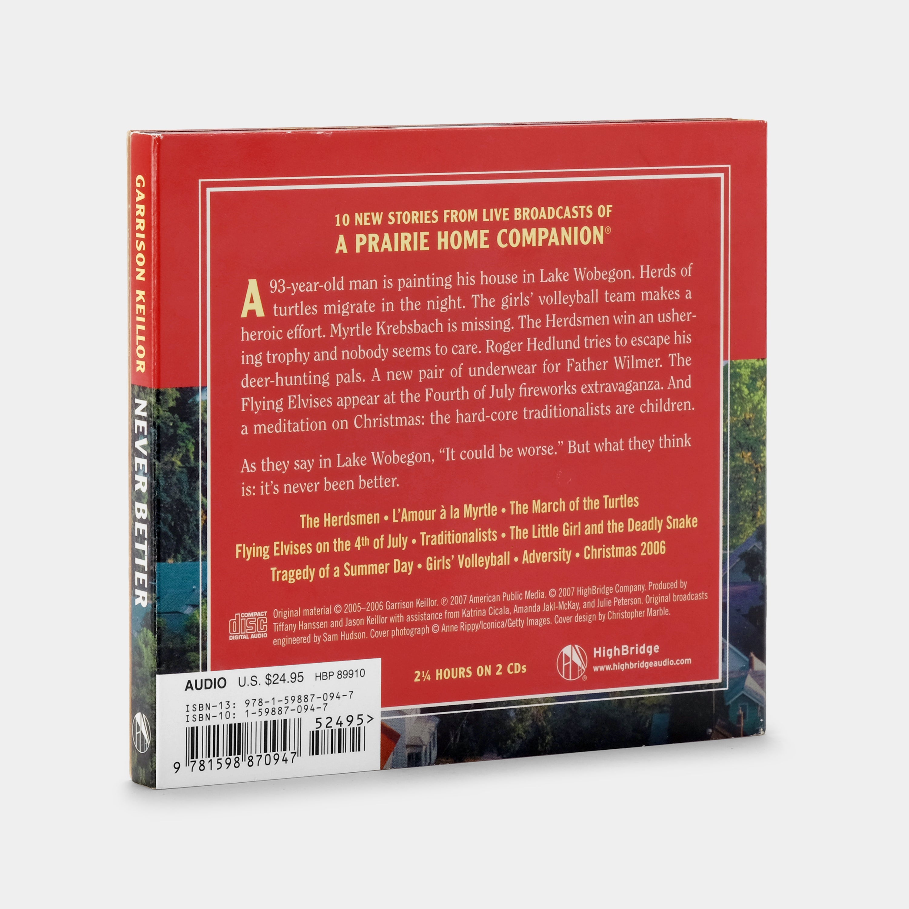 Garrison Keillor - Never Better (Stories From Lake Wobegon) 2xCD