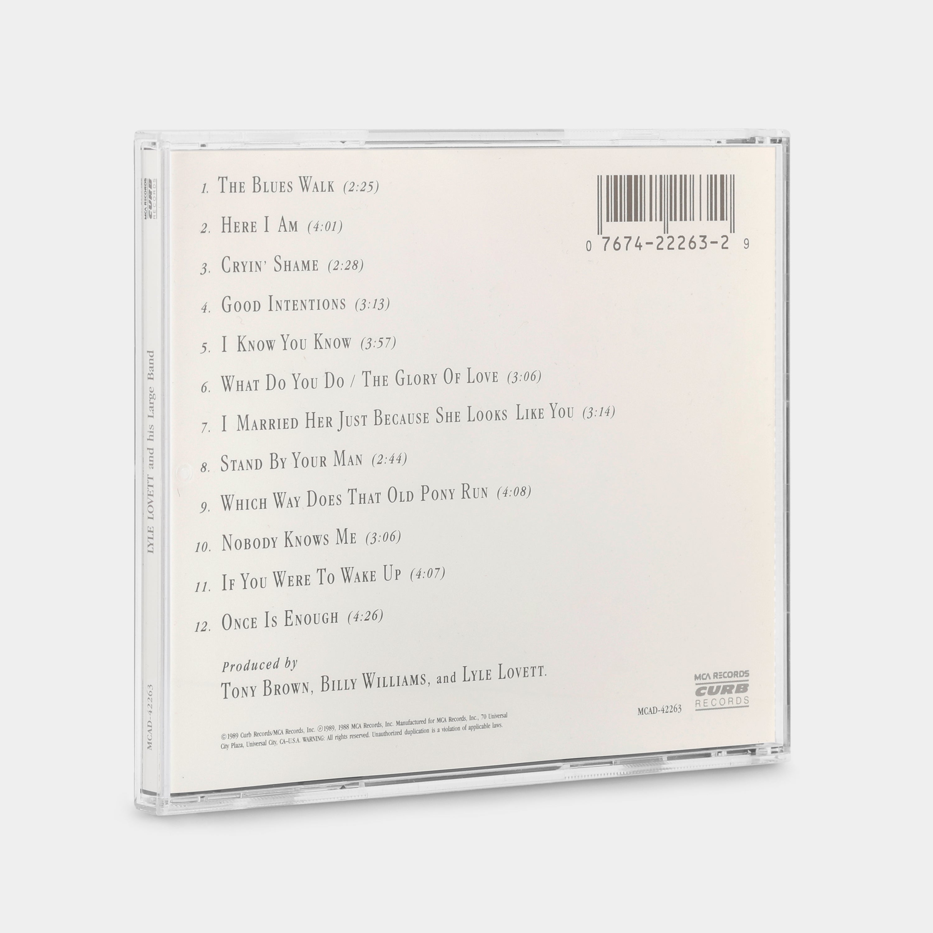 Lyle Lovett And His Large Band - Lyle Lovett And His Large Band CD