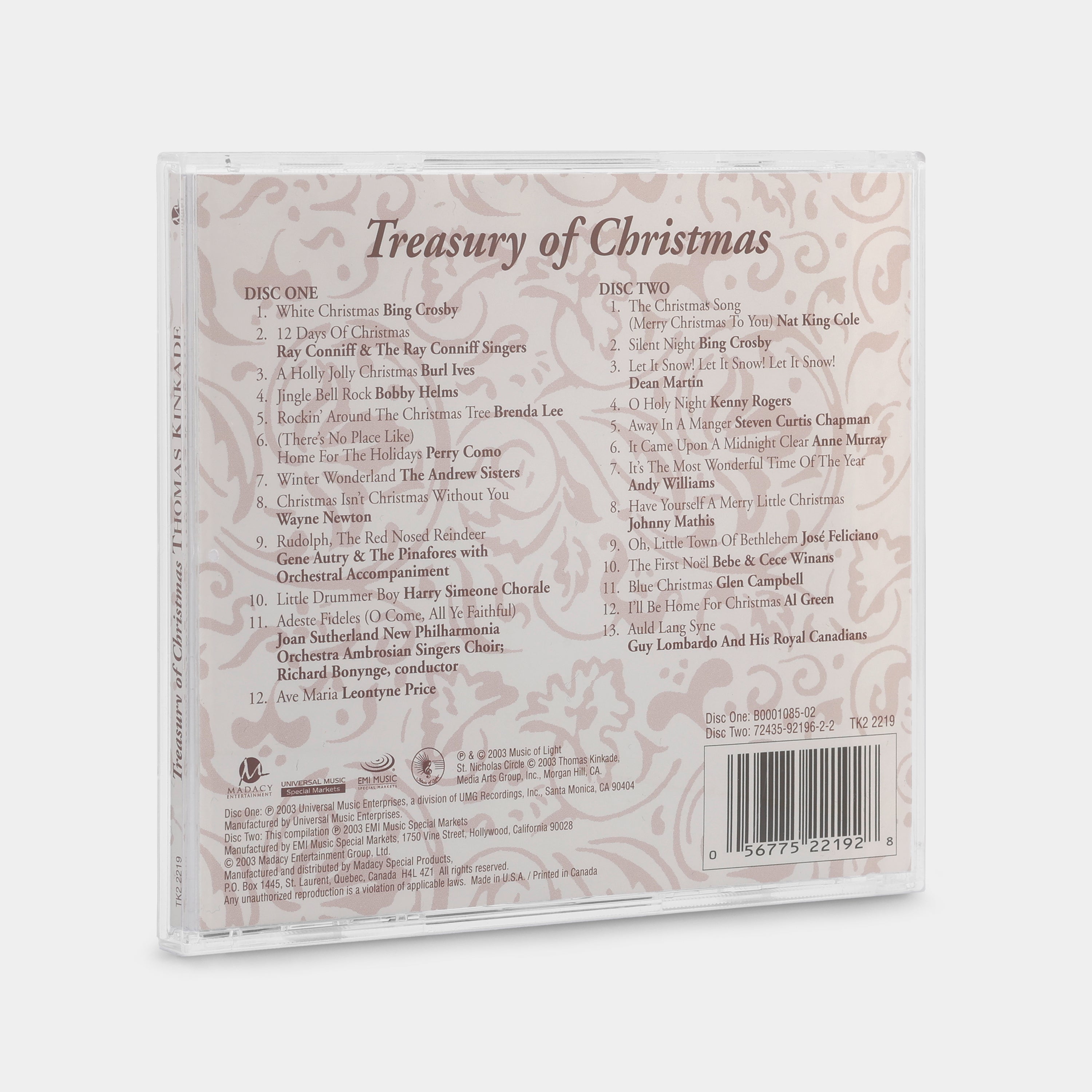 Treasury Of Christmas: Thomas Kinkade 2xCD