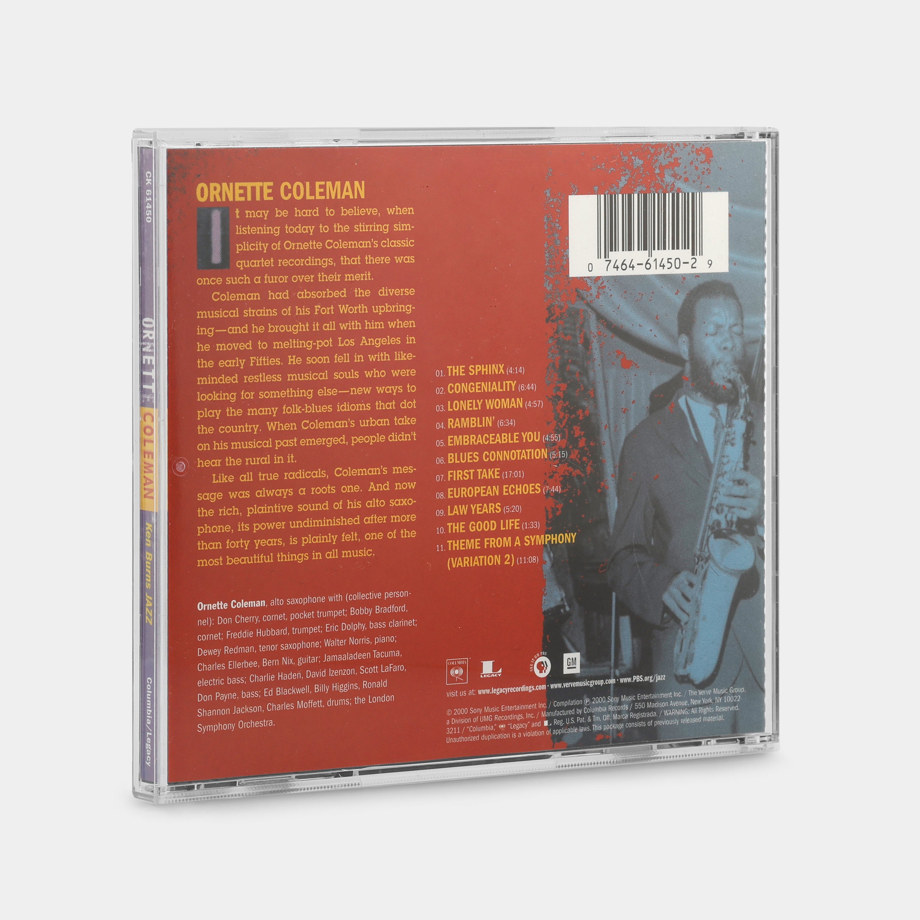 Ken Burns Jazz - Ornette Coleman CD