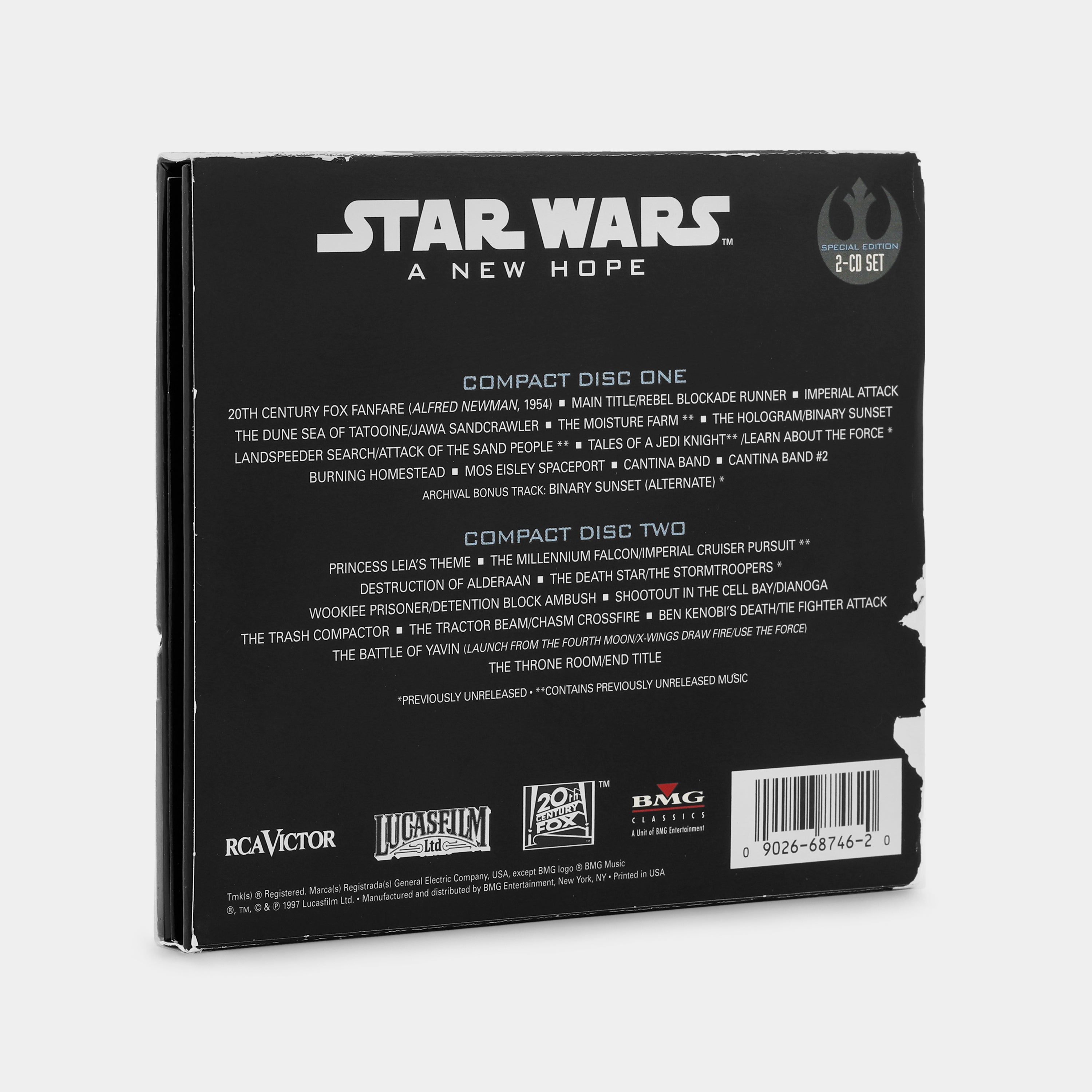 The Star Wars Trilogy: A New Hope 2xCD