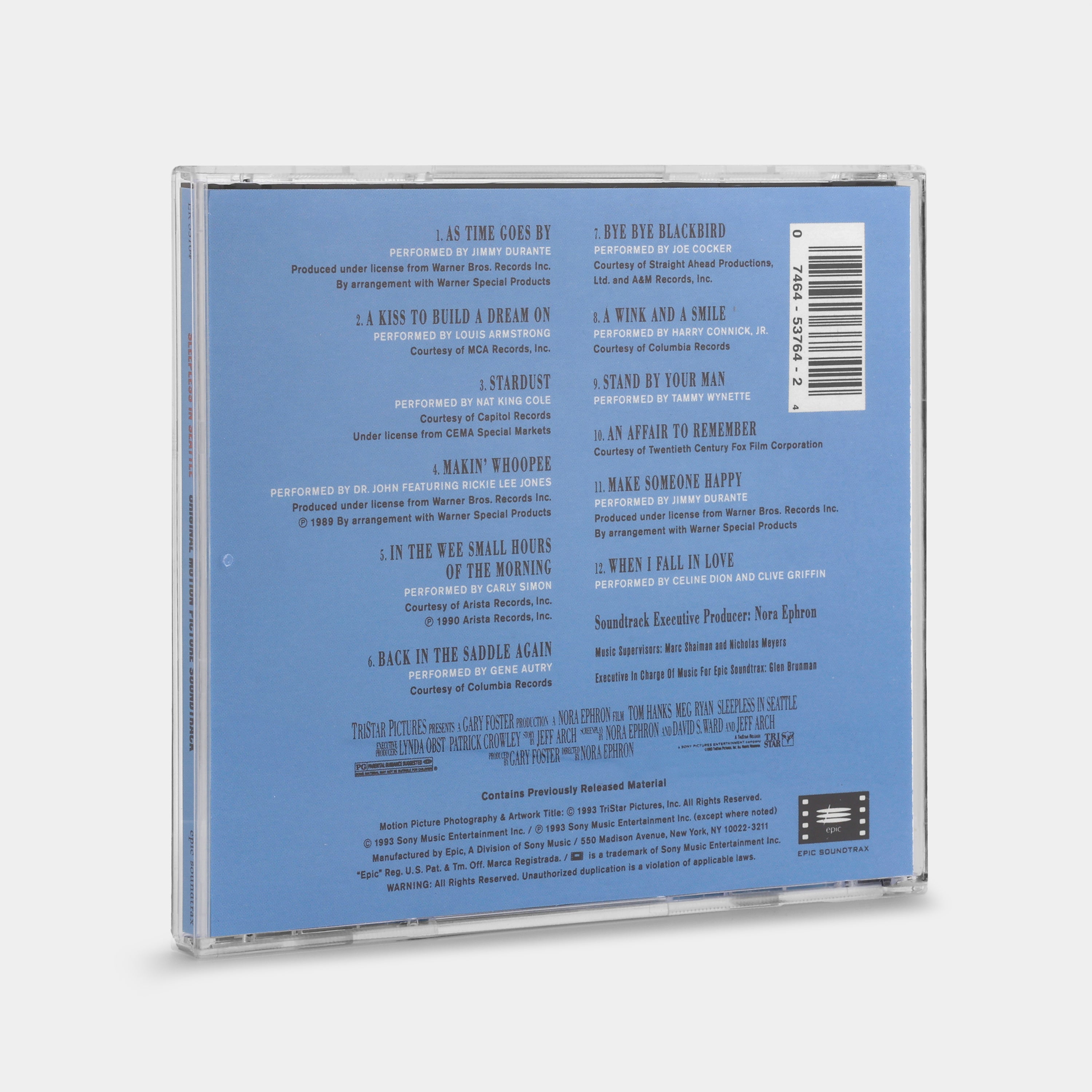 Sleepless In Seattle (Original Motion Picture Soundtrack) CD