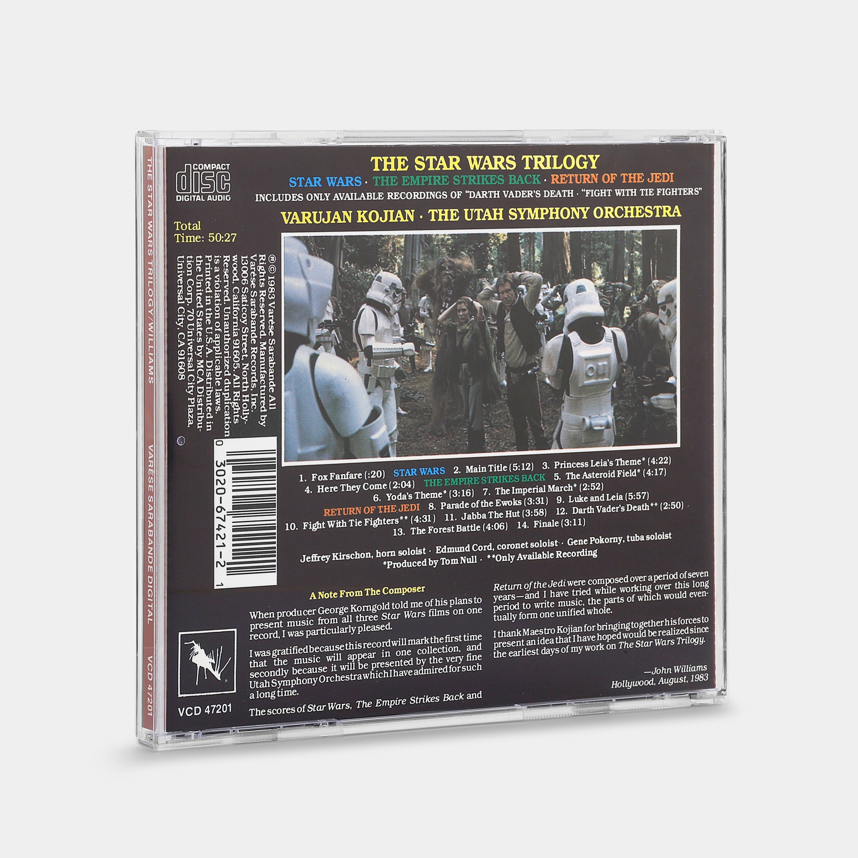 John Williams: The Star Wars Trilogy CD