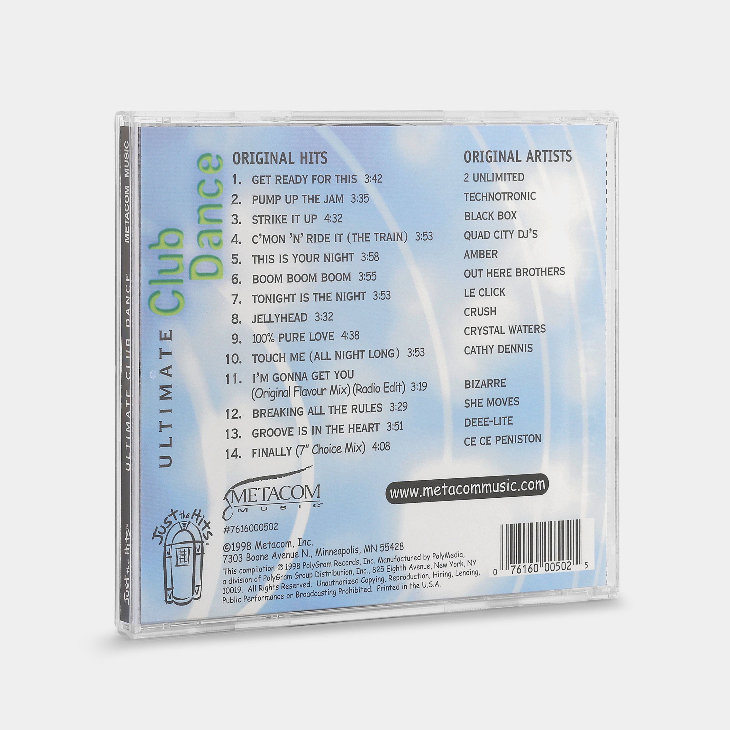 Ultimate Club Dance - '90s Dance CD