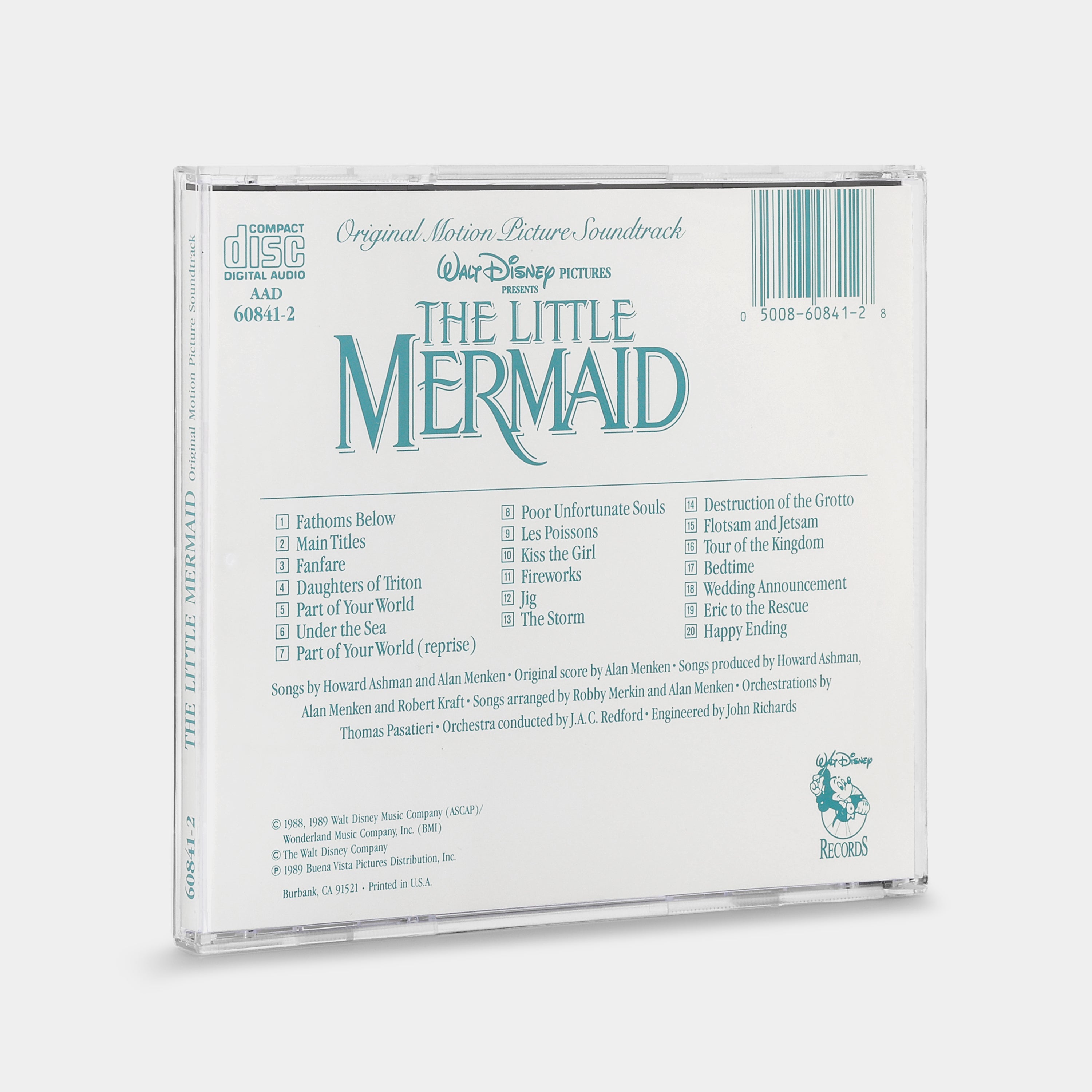 The Little Mermaid (Original Motion Picture Soundtrack) CD
