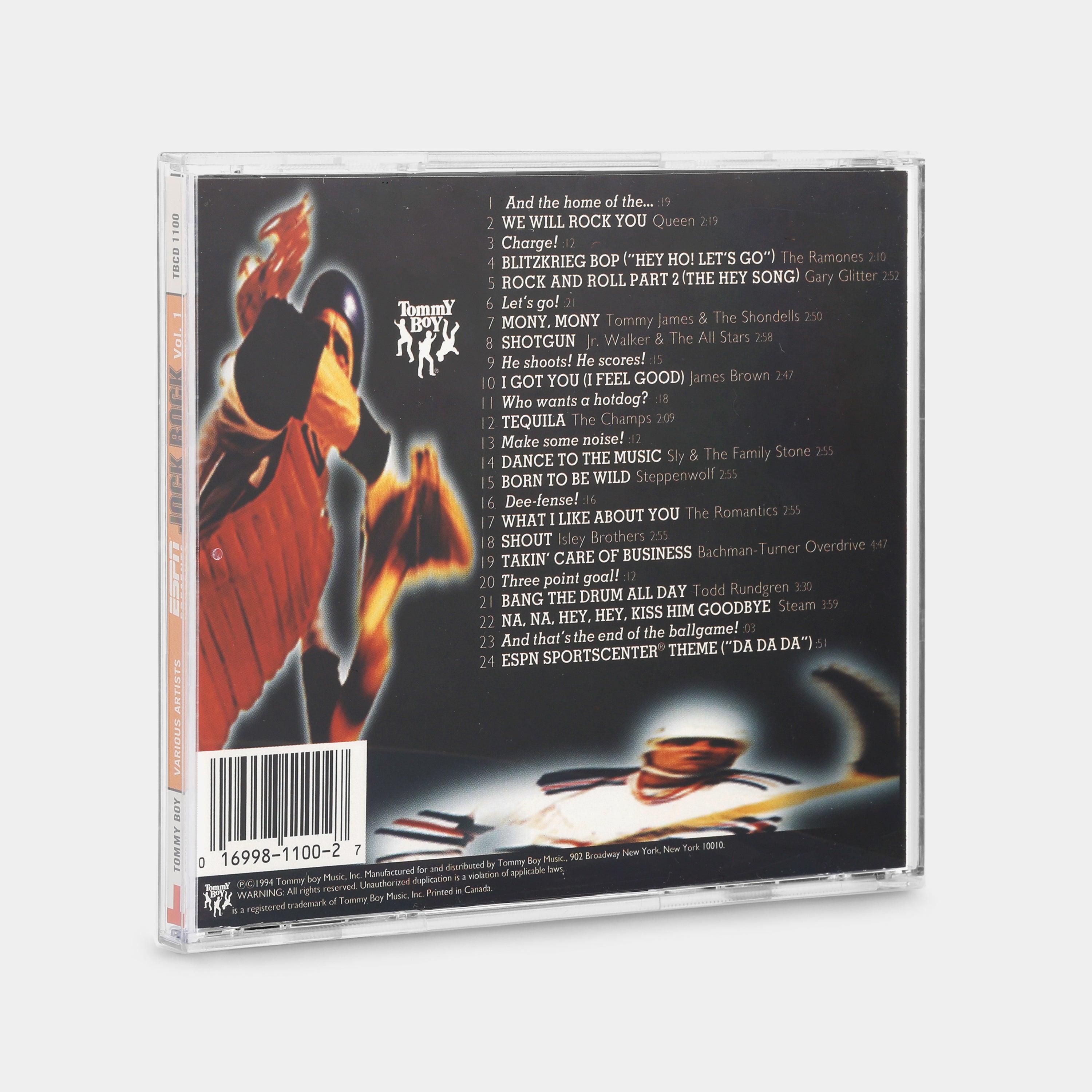 ESPN Presents Jock Rock Volume 1 CD