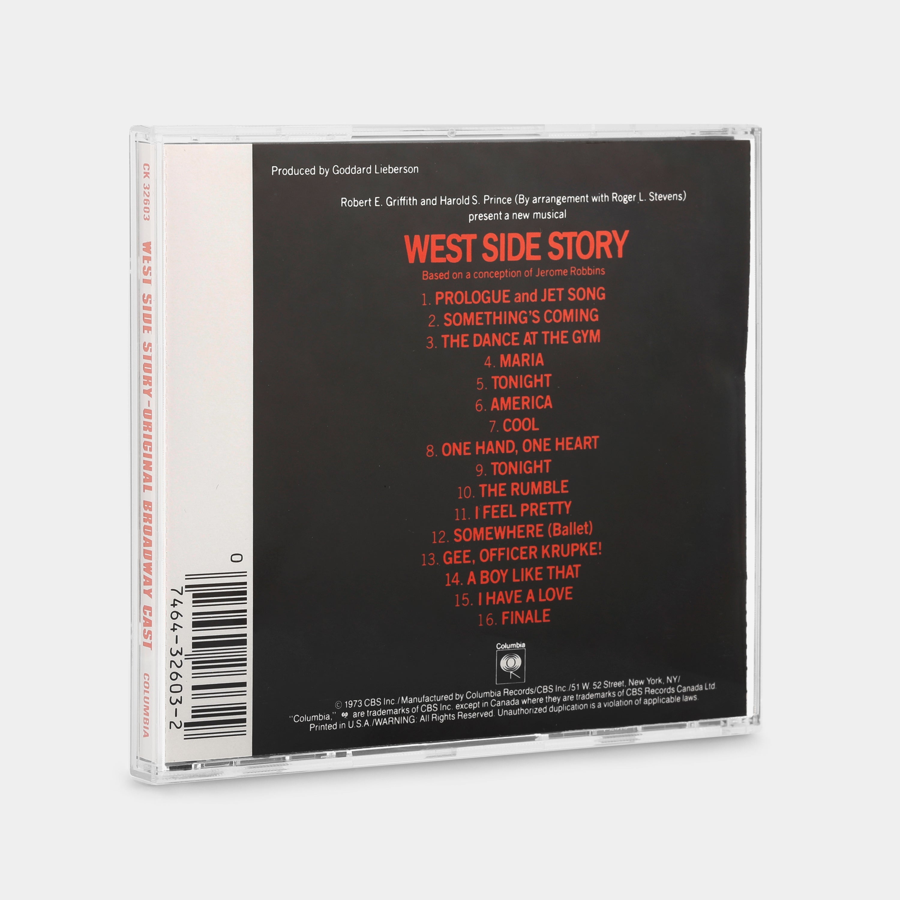 West Side Story (Original Broadway Cast Recording) CD