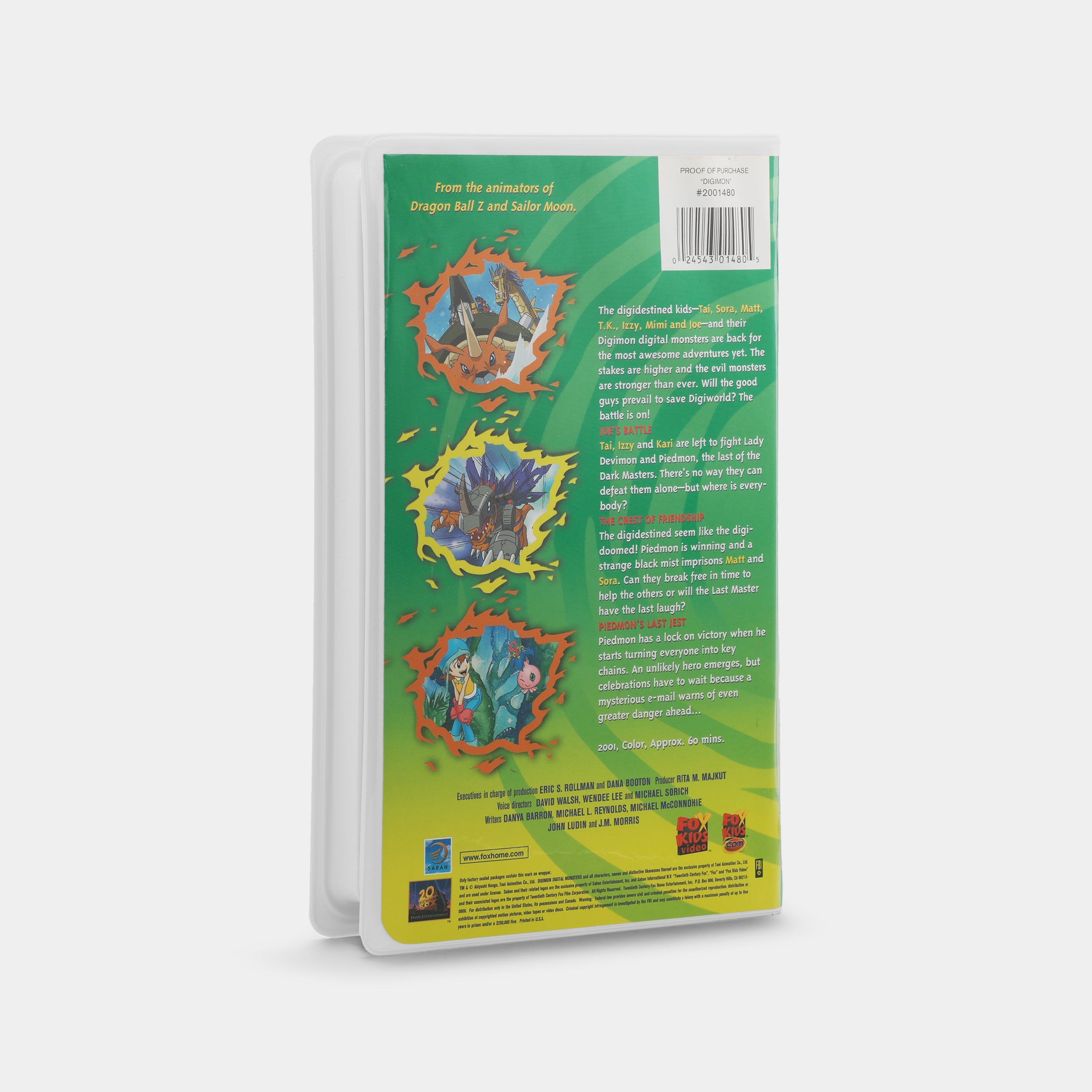 Digimon: Battle with Piedmon VHS Tape