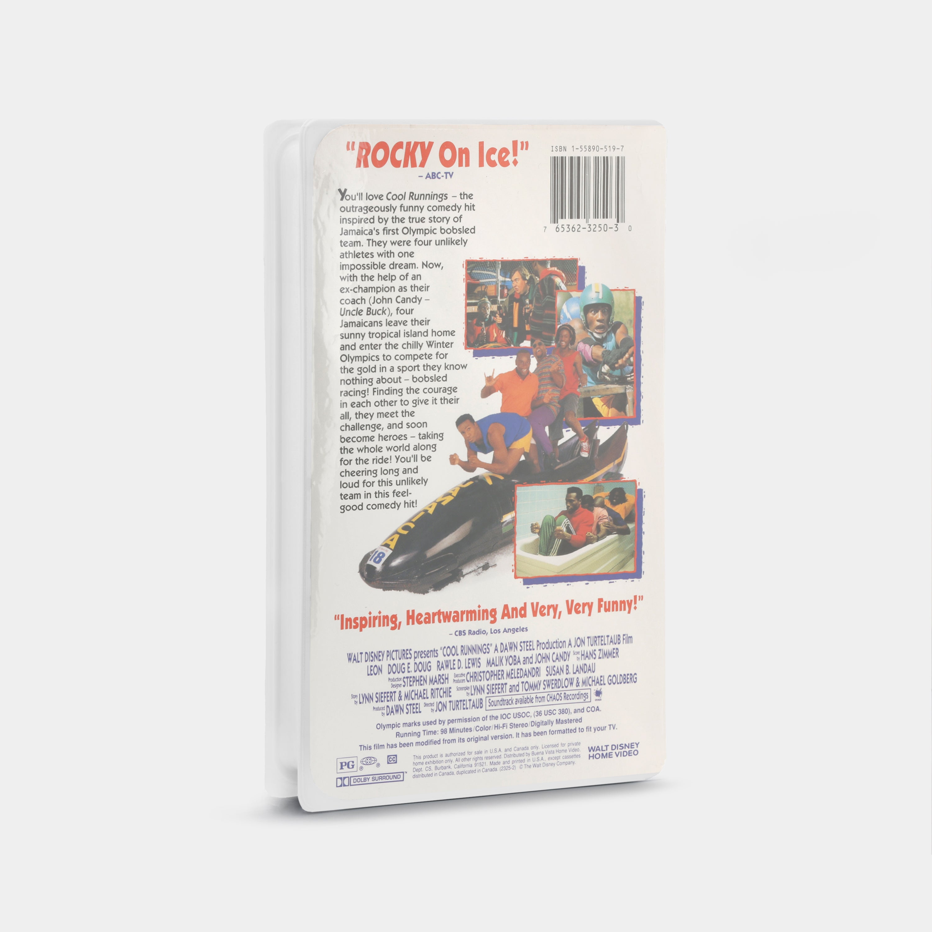 Cool Runnings VHS Tape