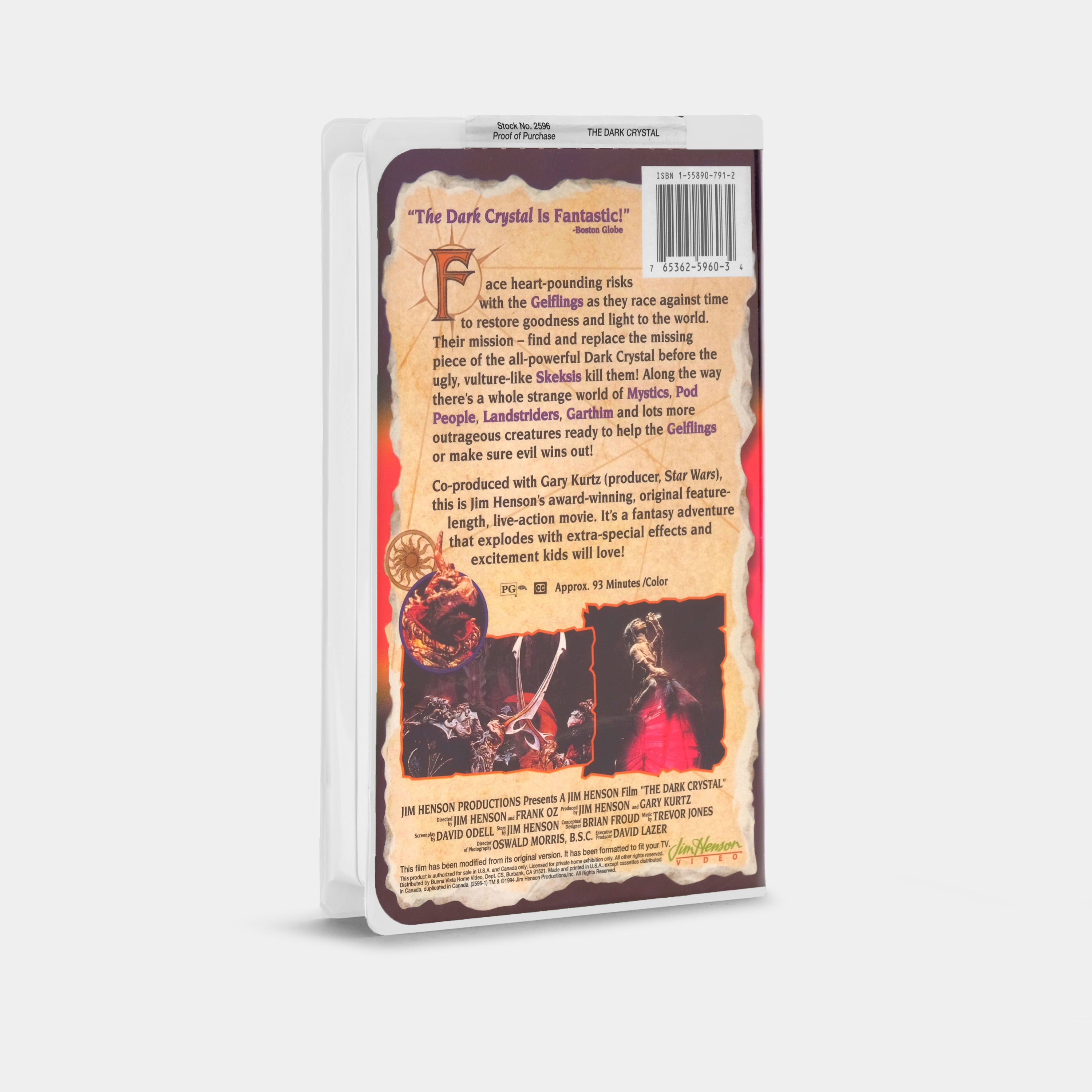 The Dark Crystal VHS Tape
