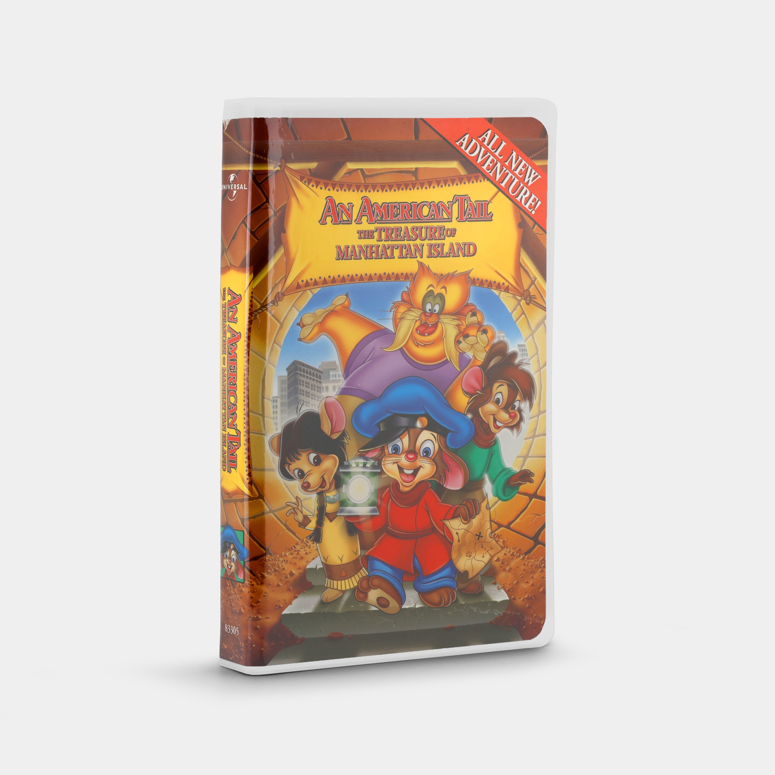 An American Tail: The Treasure of Manhattan Island VHS Tape