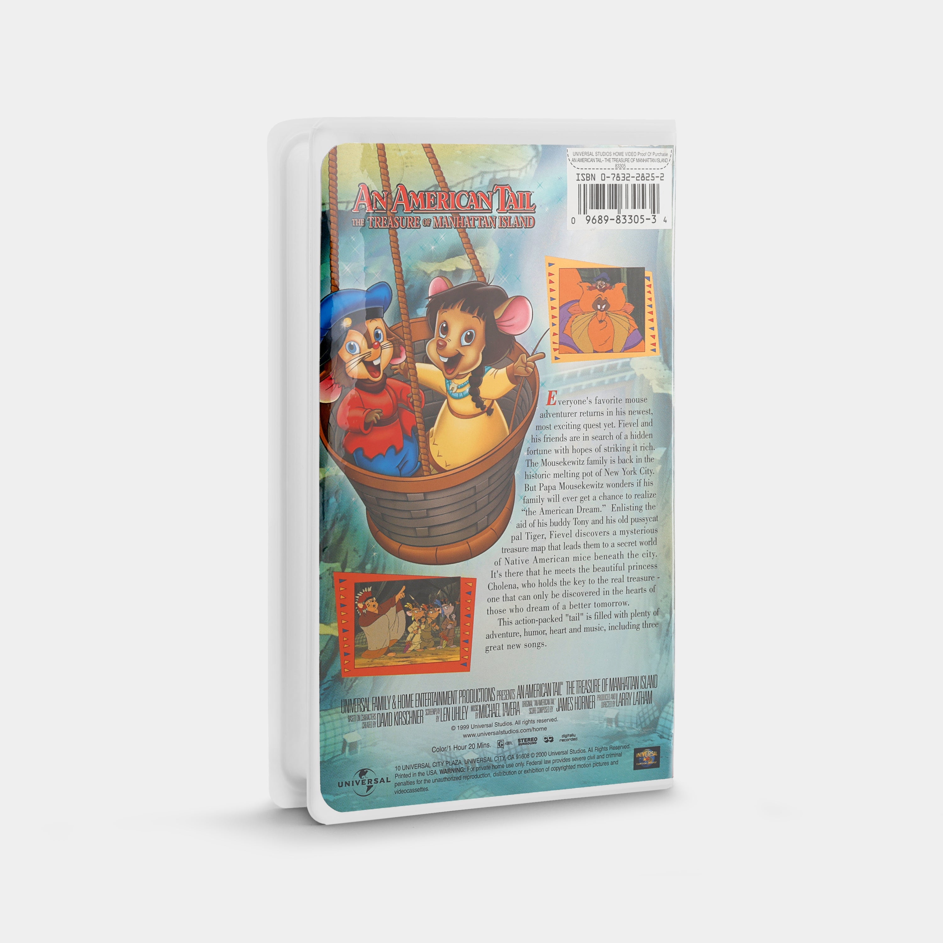 An American Tail: The Treasure of Manhattan Island VHS Tape