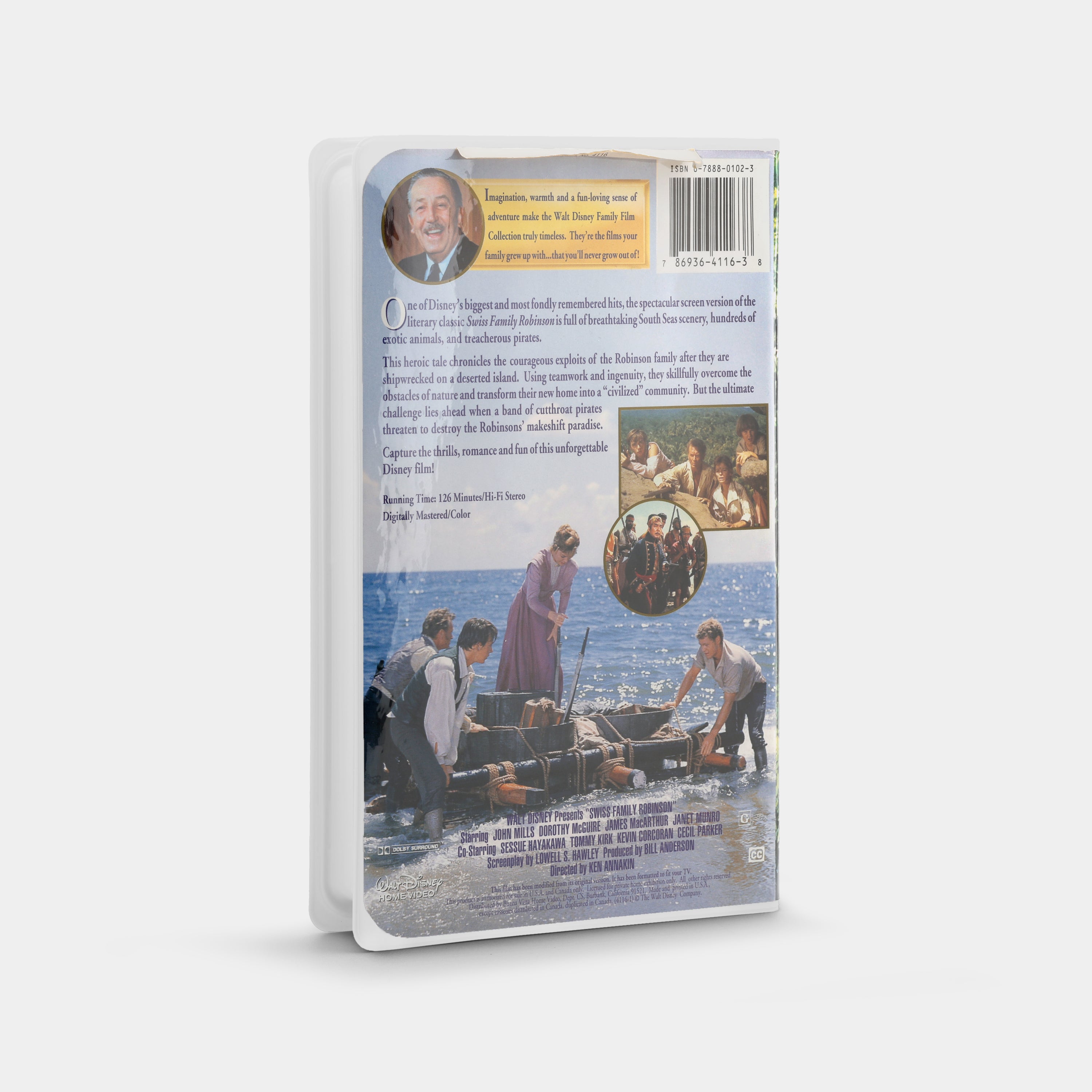 Swiss Family Robinson VHS Tape