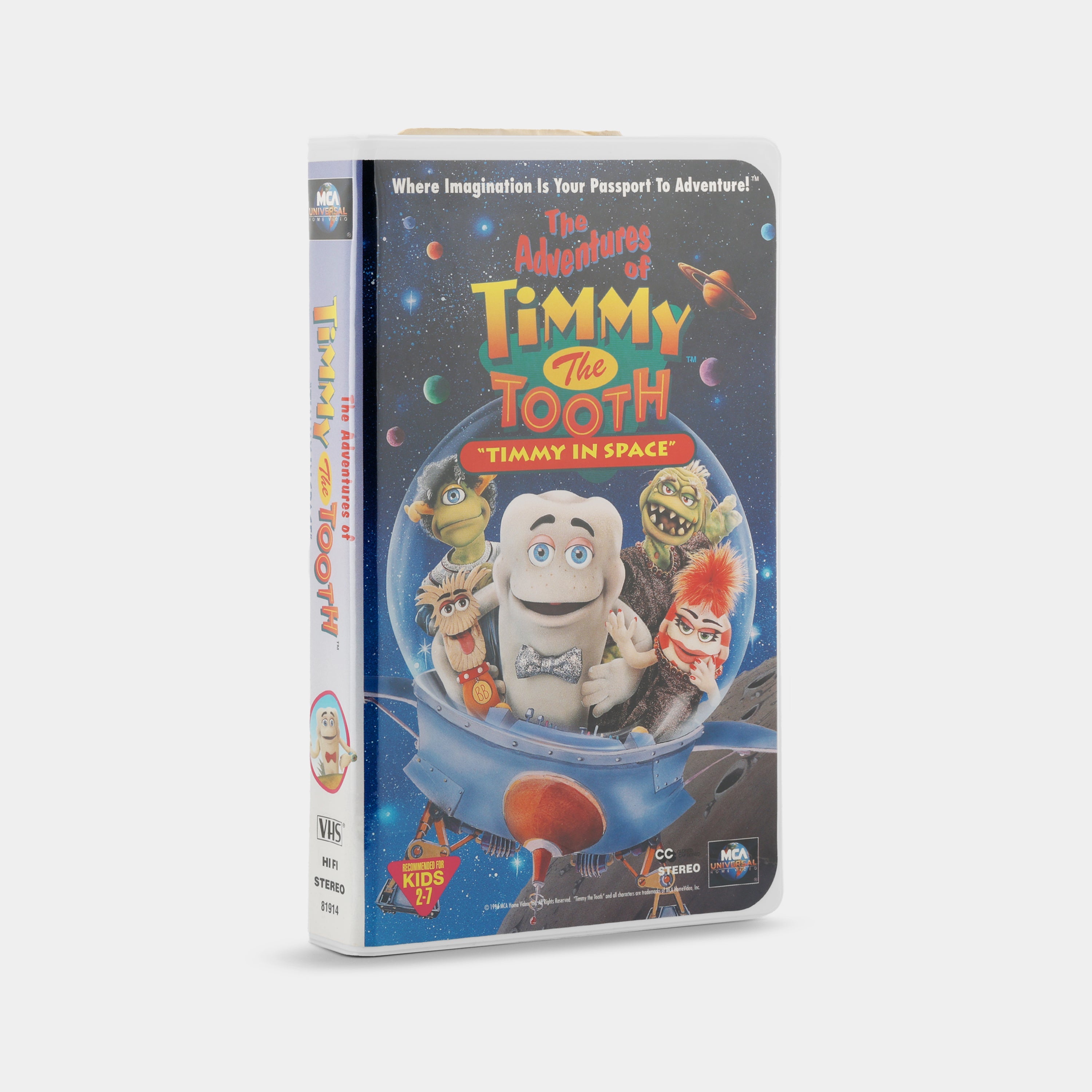Timmy the Tooth: Timmy in Space VHS Tape