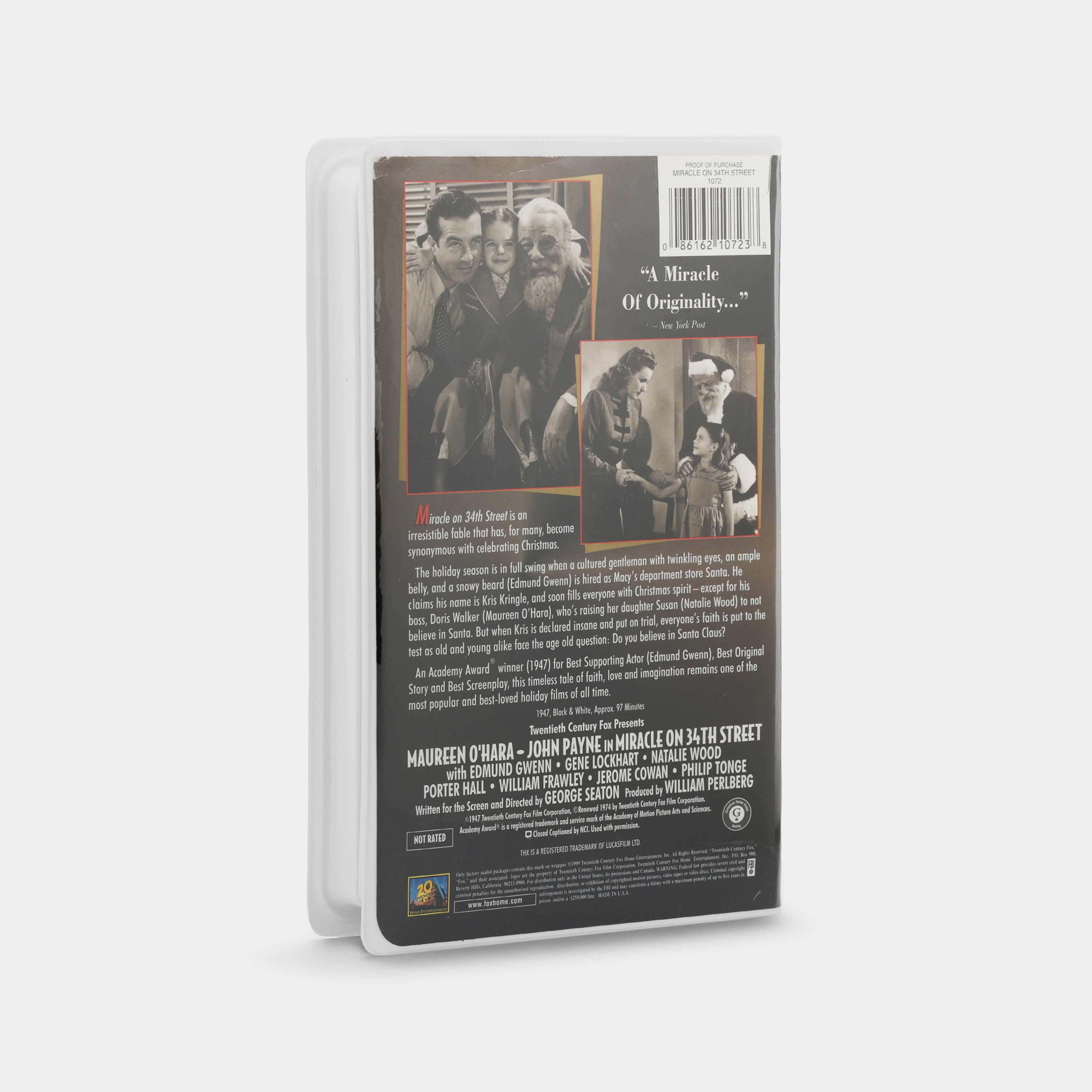 Miracle on 34th Street VHS Tape