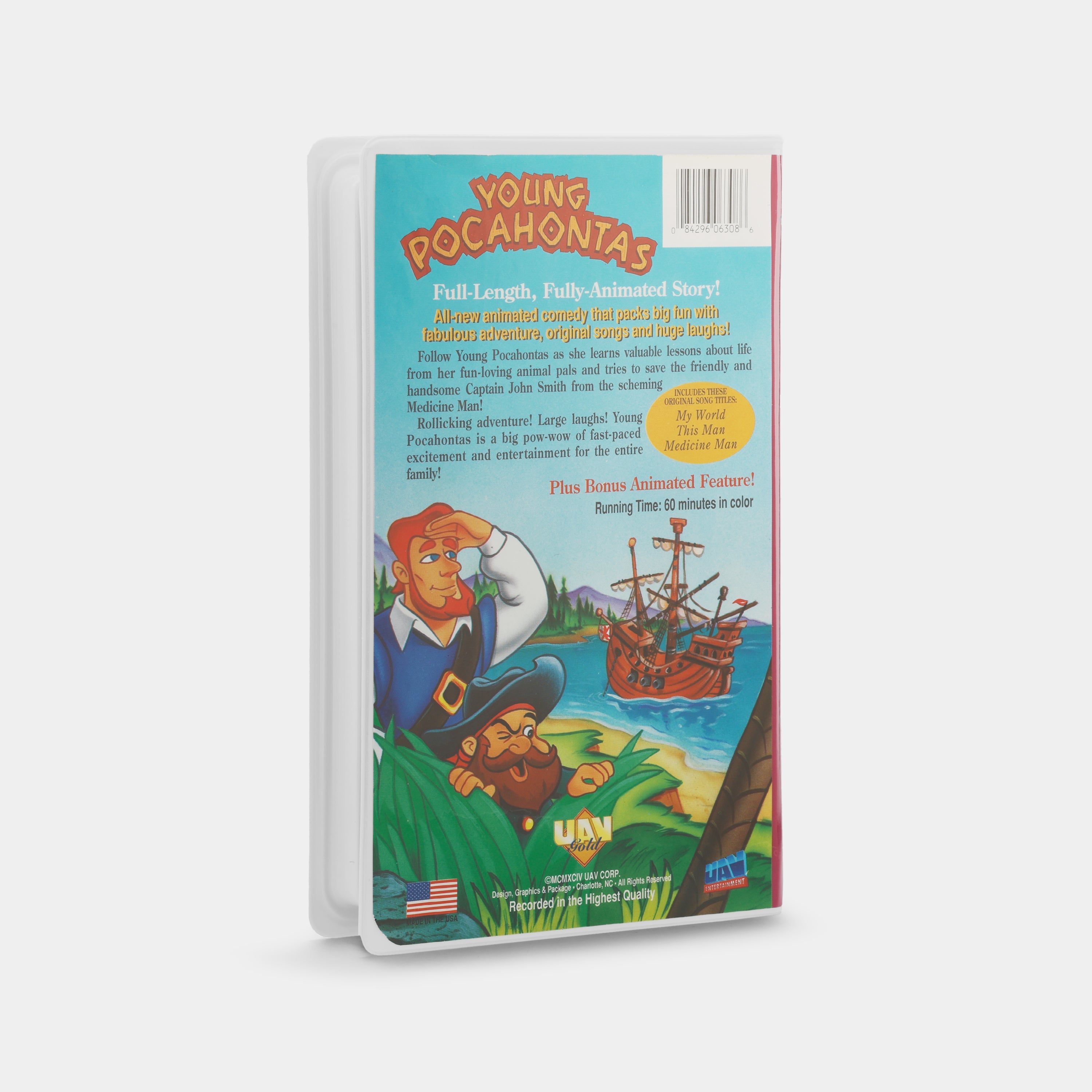 Young Pocahontas VHS Tape