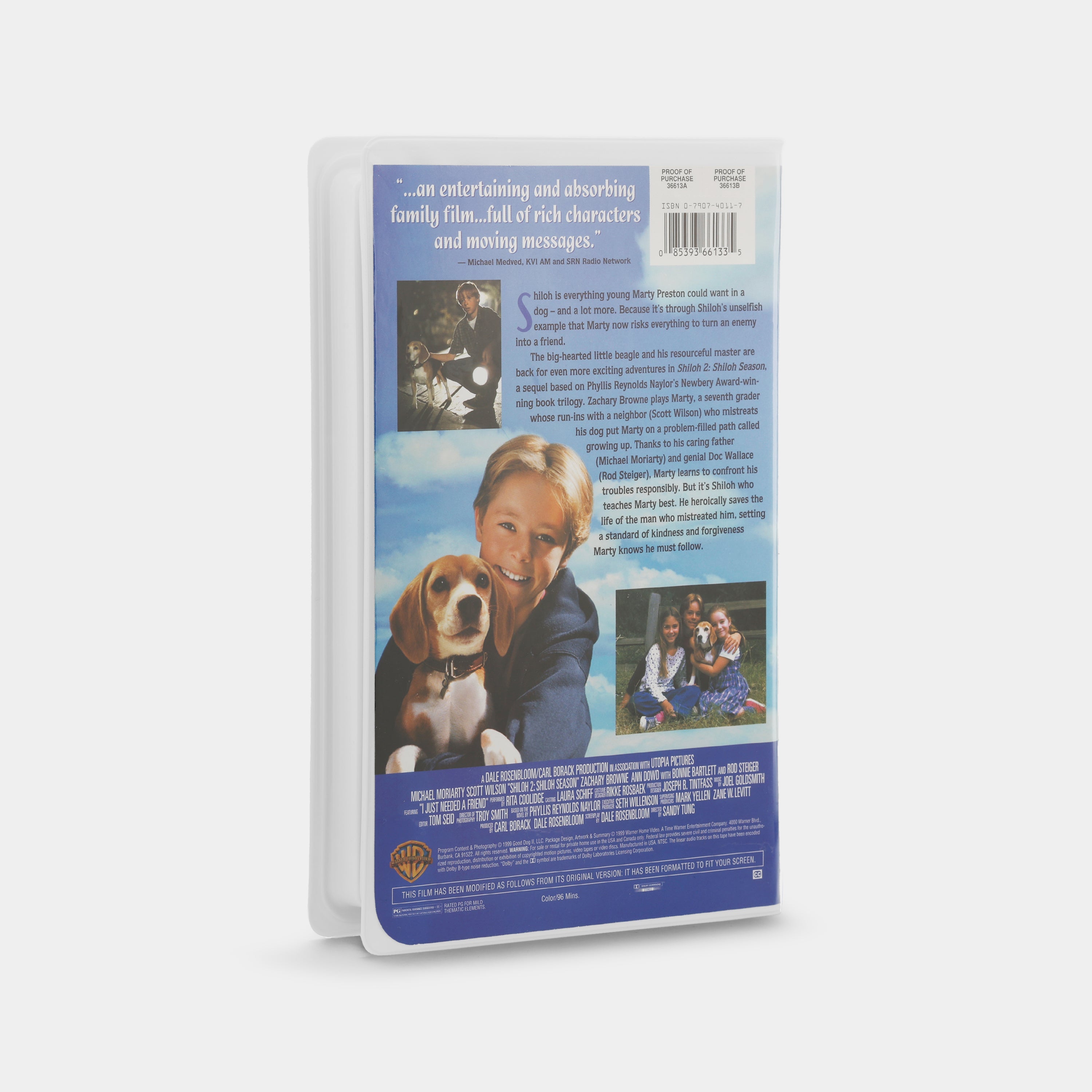 Shiloh 2: Shiloh Season VHS Tape