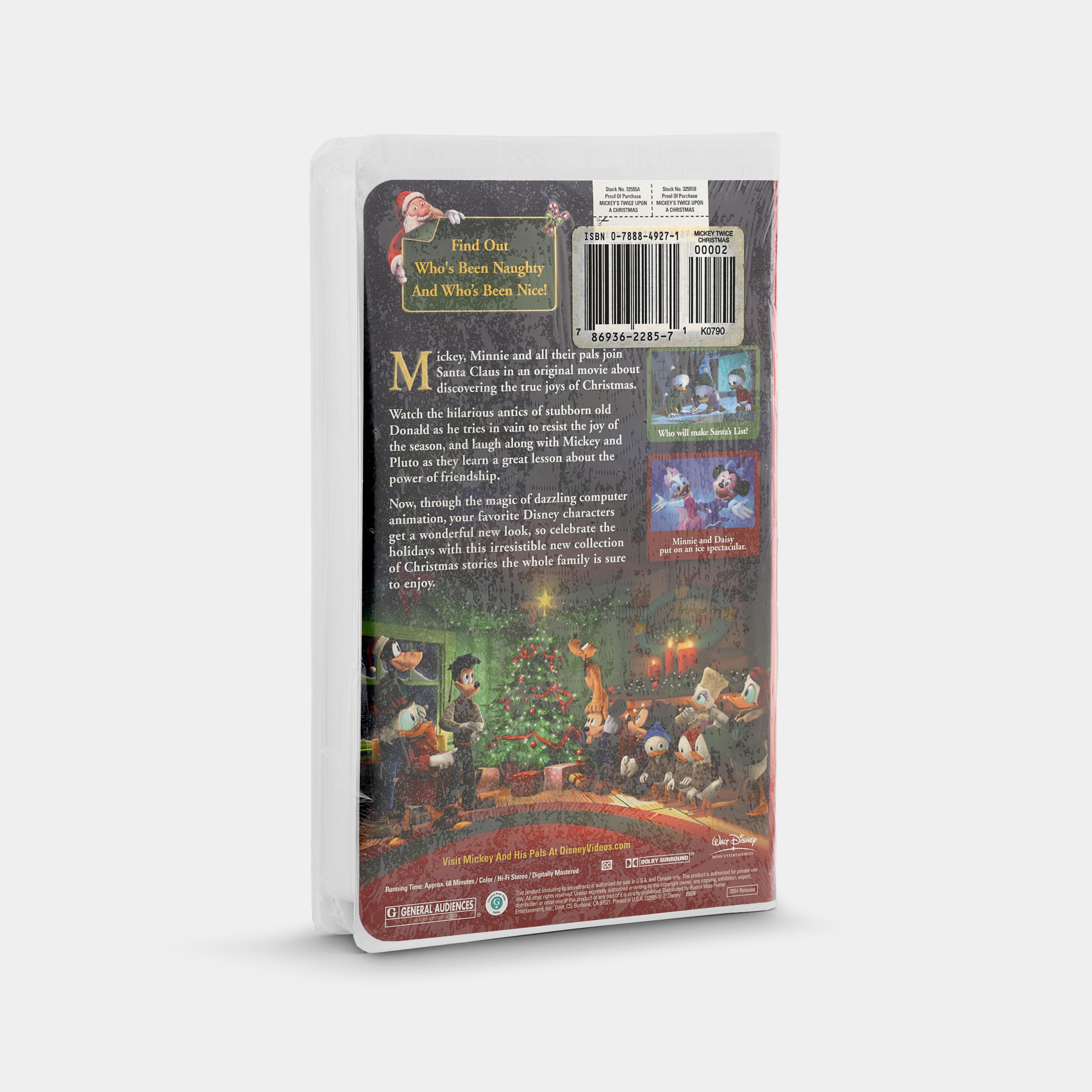 Mickey's Twice Upon a Christmas (Sealed) VHS Tape