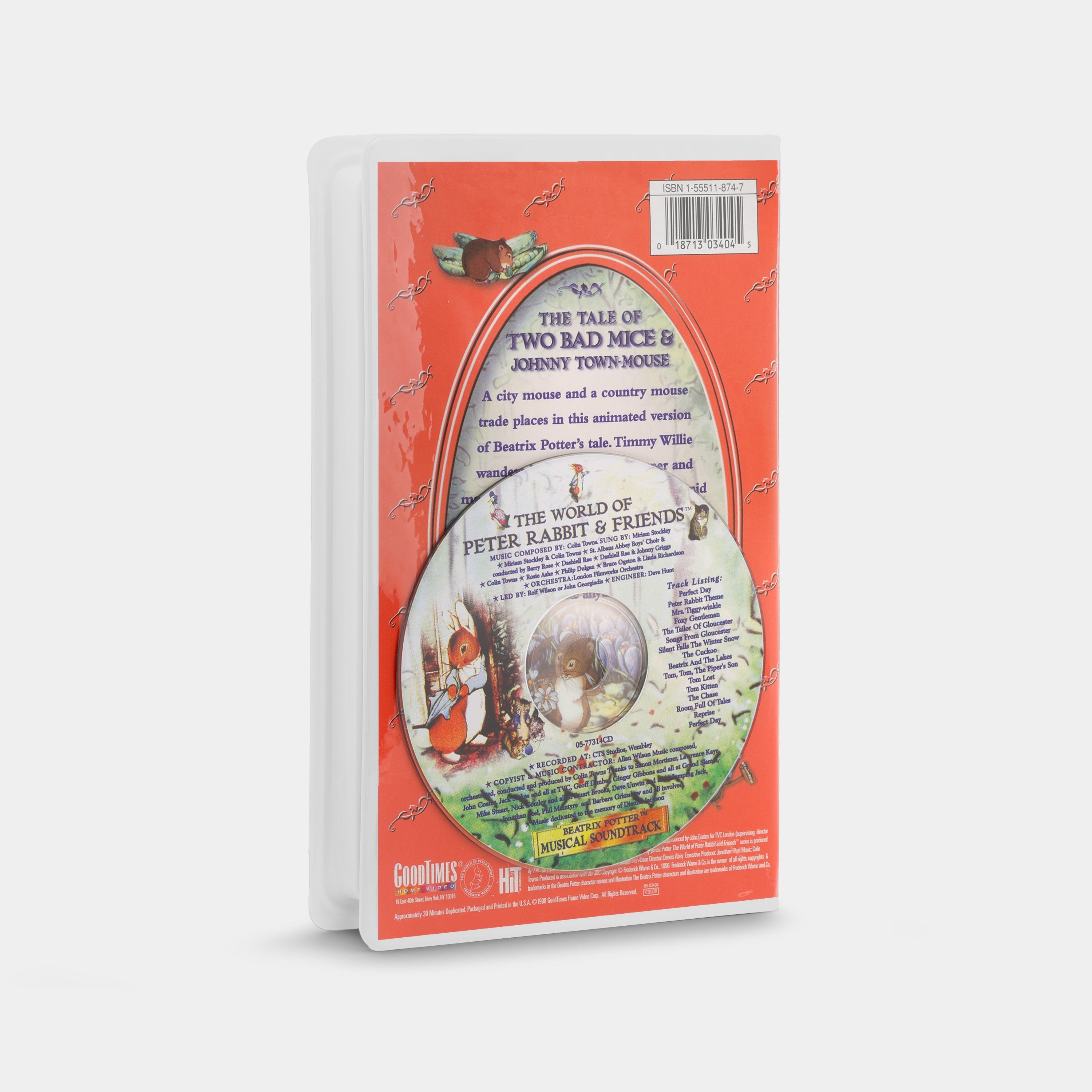 The Tale of Two Bad Mice & Johnny Town-Mouse VHS Tape