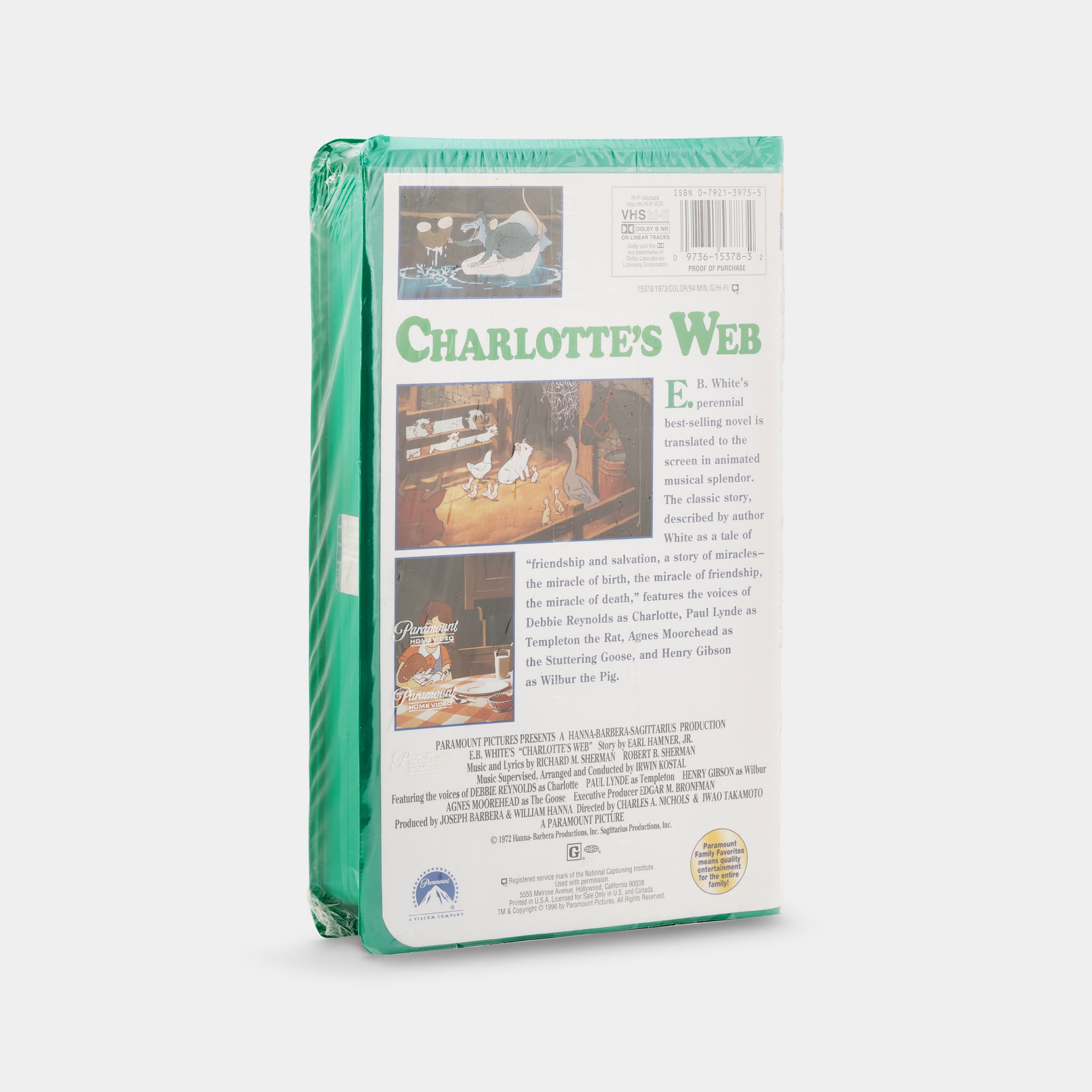 Charlotte's Web (Sealed) VHS Tape