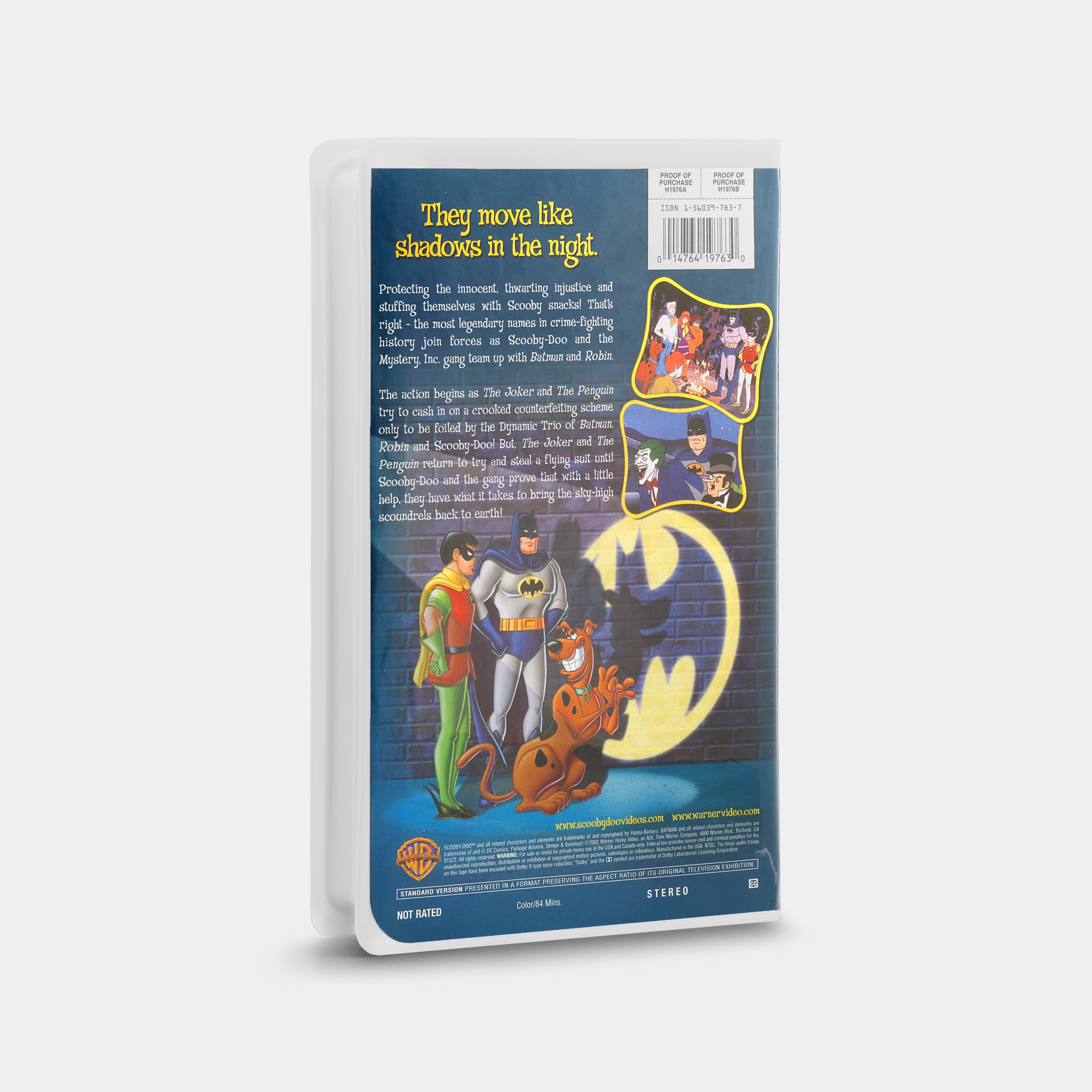 Scooby-Doo Meets Batman VHS Tape