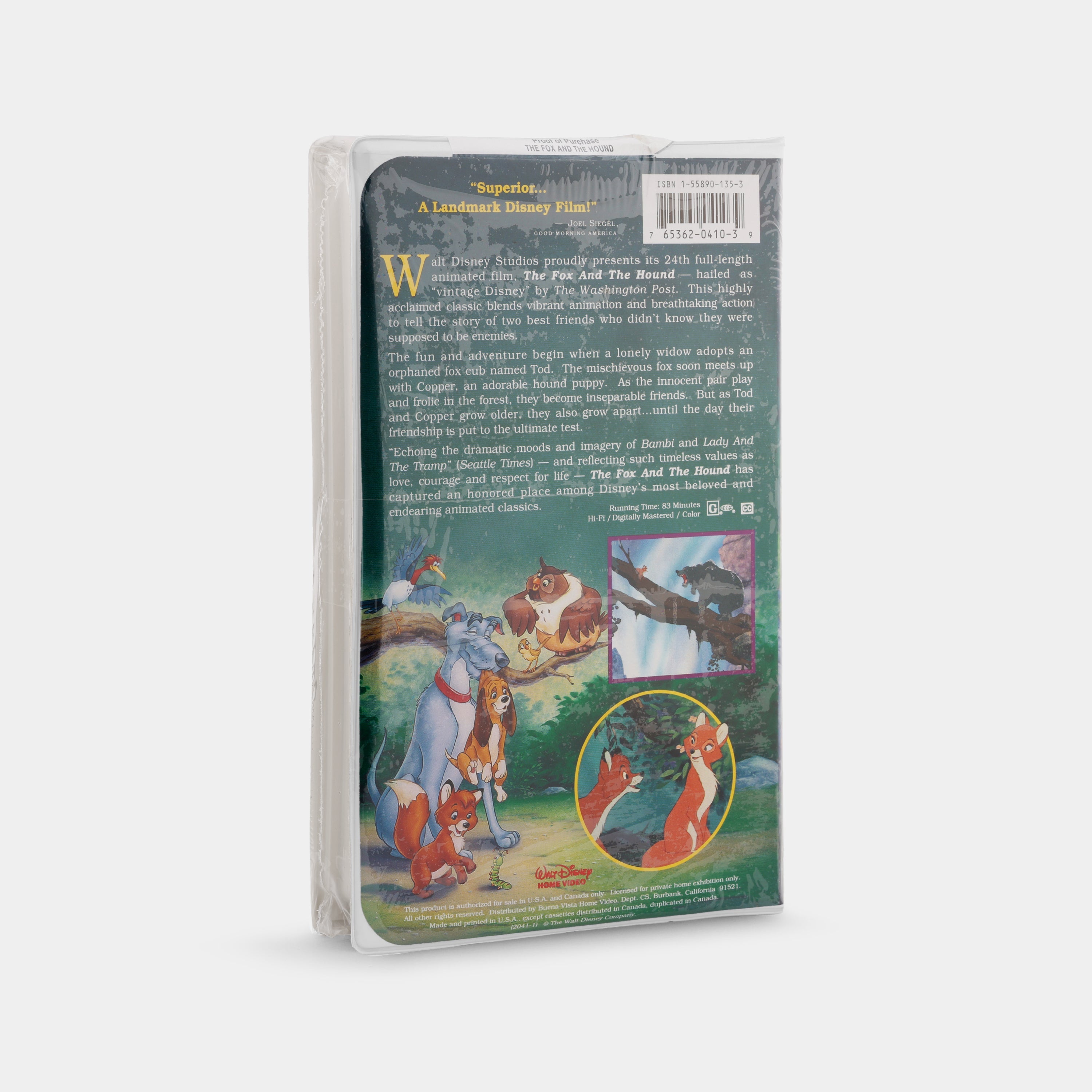 The Fox and the Hound (The Classics) (Sealed) VHS Tape