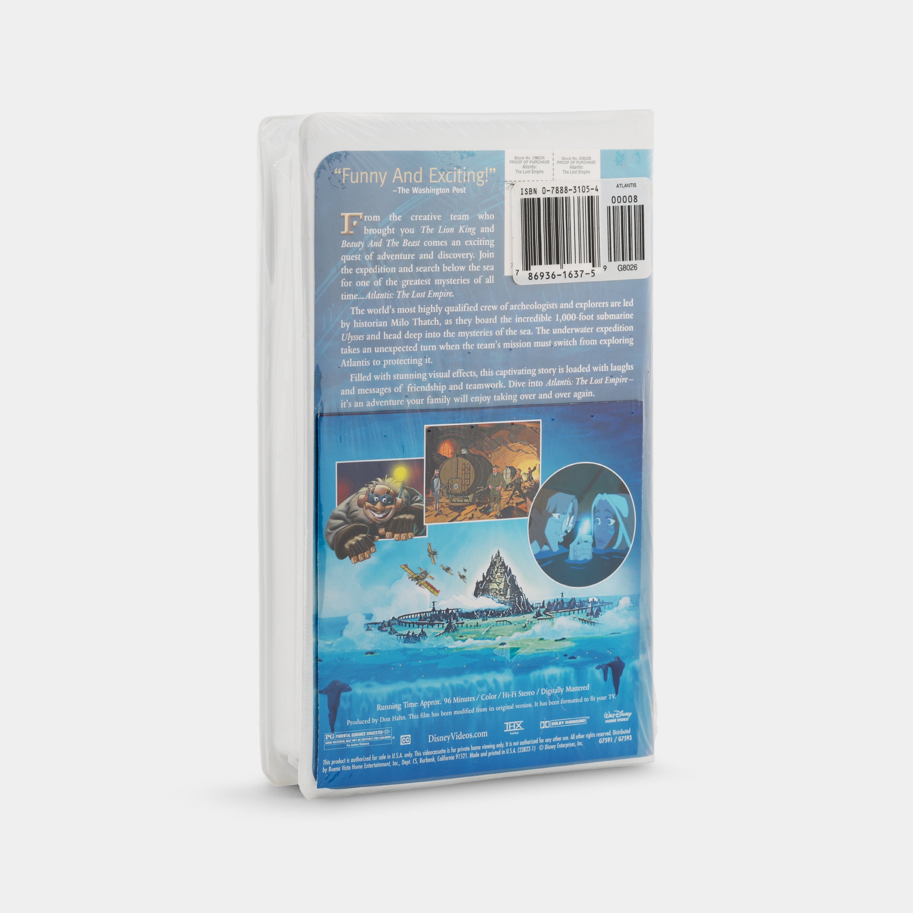 Atlantis: The Lost Empire (Sealed) VHS Tape