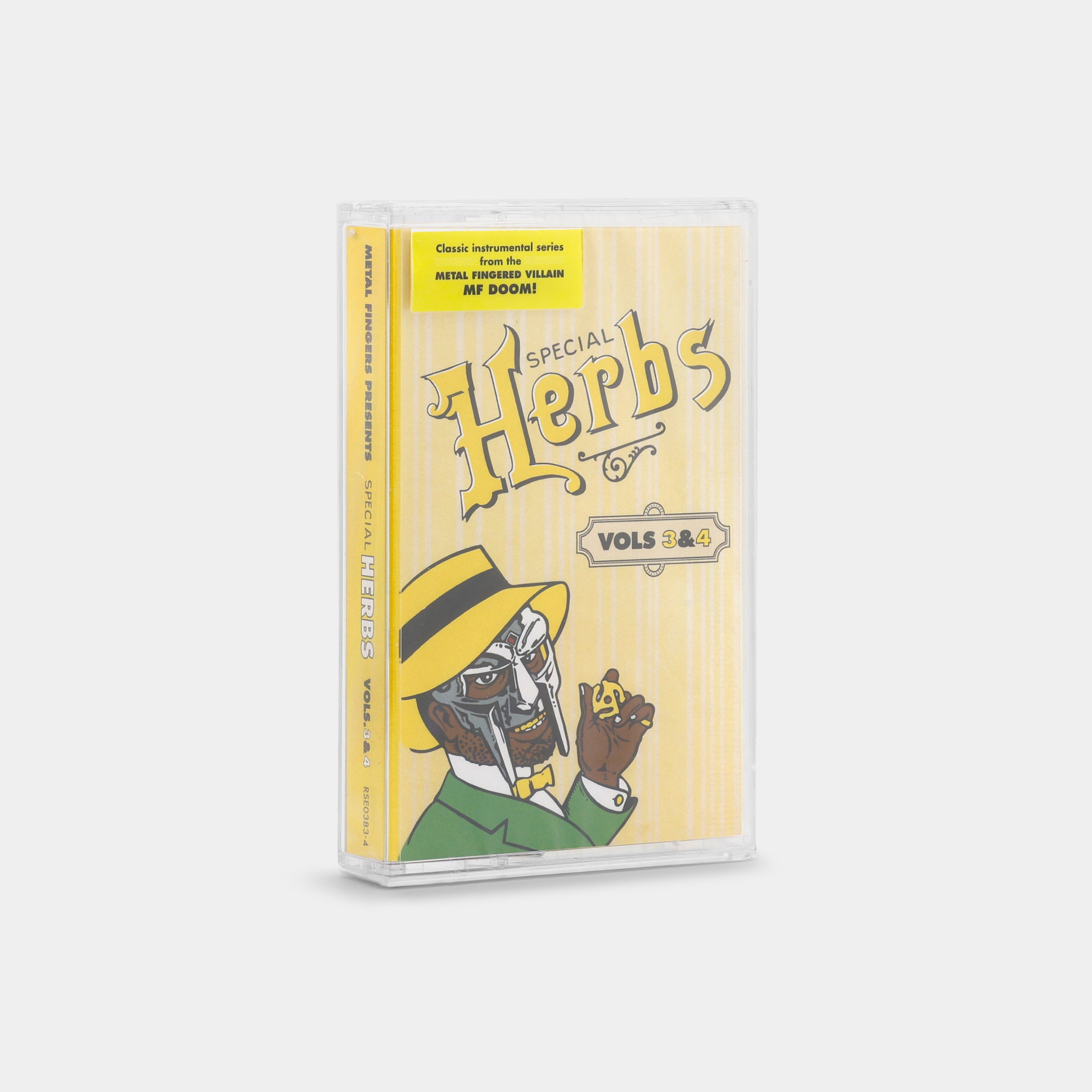 MF DOOM - Metal Fingers Presents: Special Herbs Vol. 3 & 4 Cassette Tape