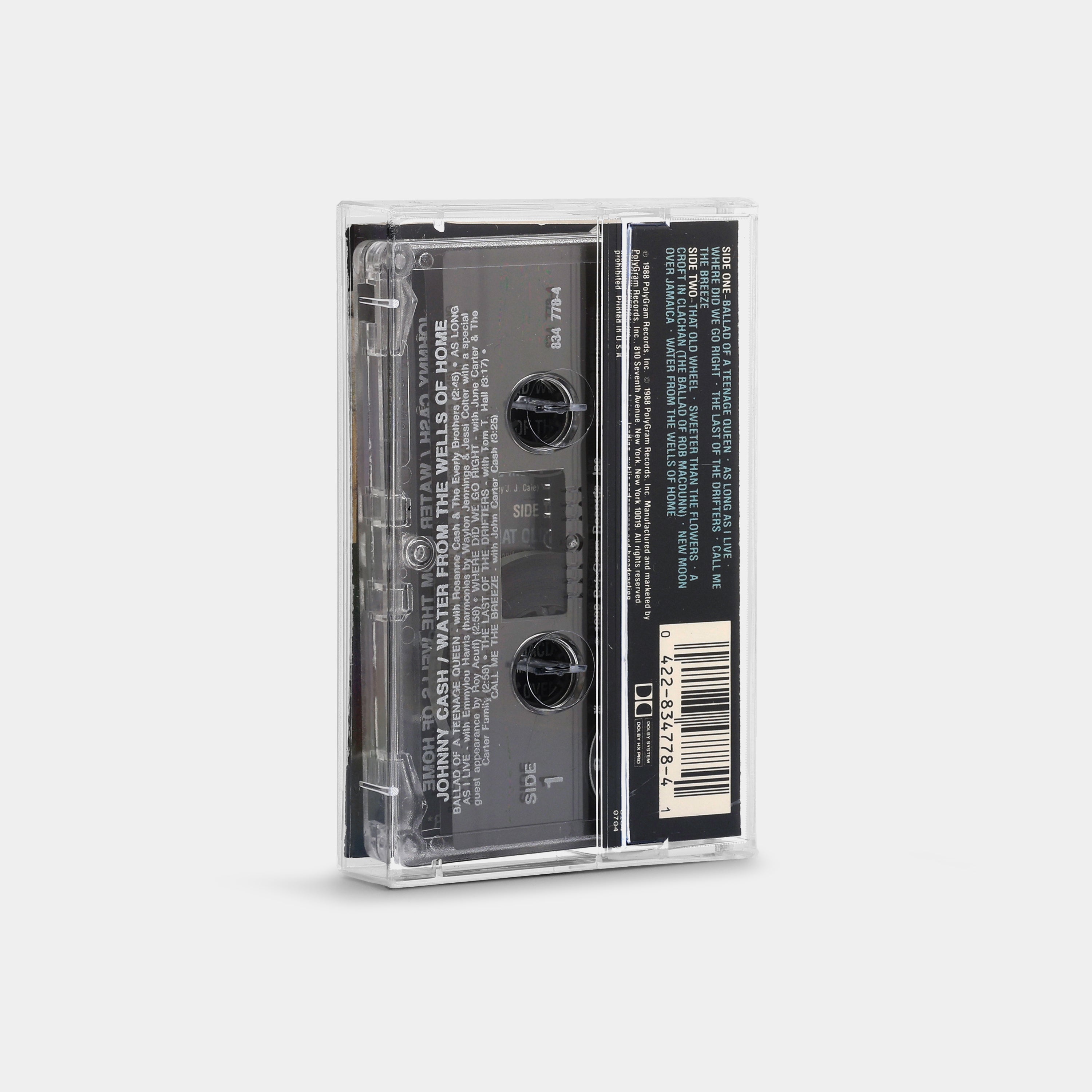 Johnny Cash - Water From The Wells Of Home Cassette Tape