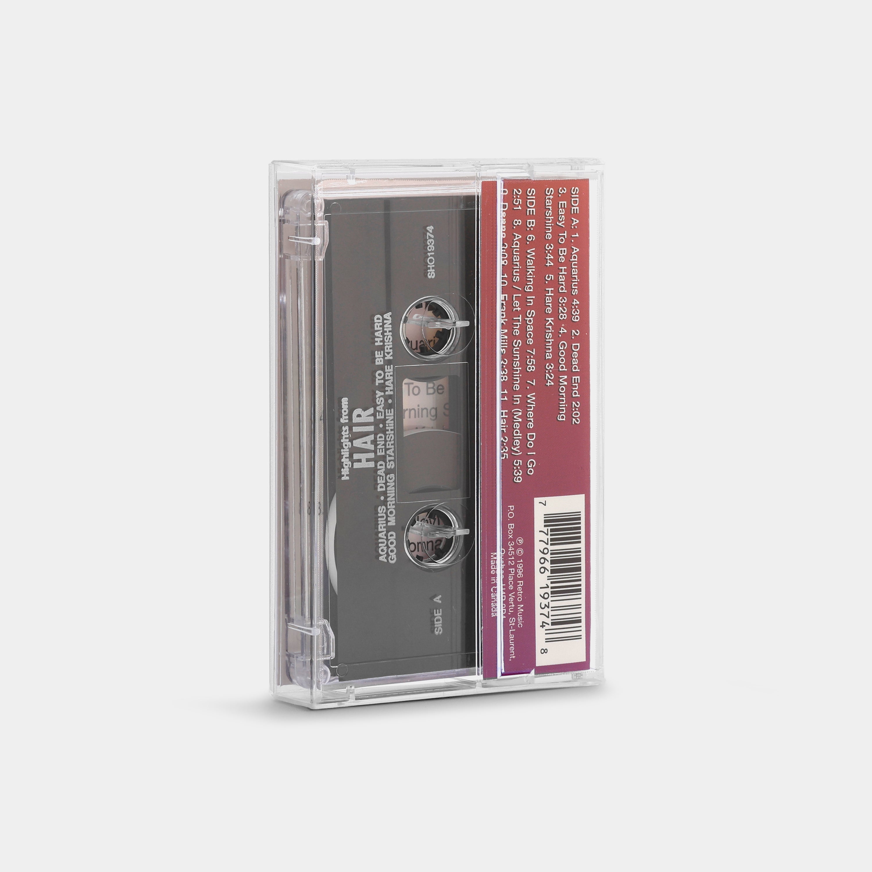 The Countdown Orchestra And Singers - Highlights From Hair Cassette Tape