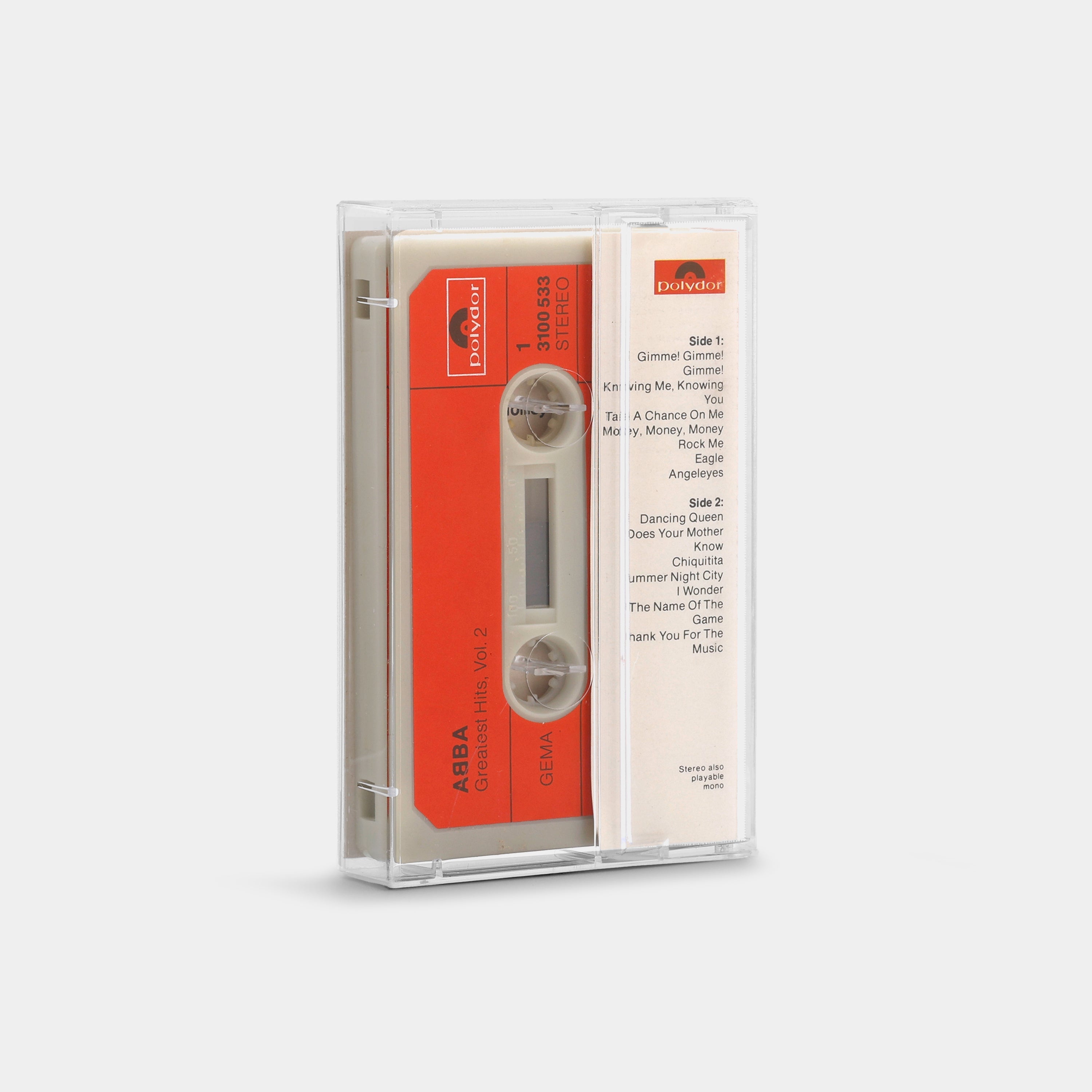 ABBA - Greatest Hits Vol. 2 Cassette Tape