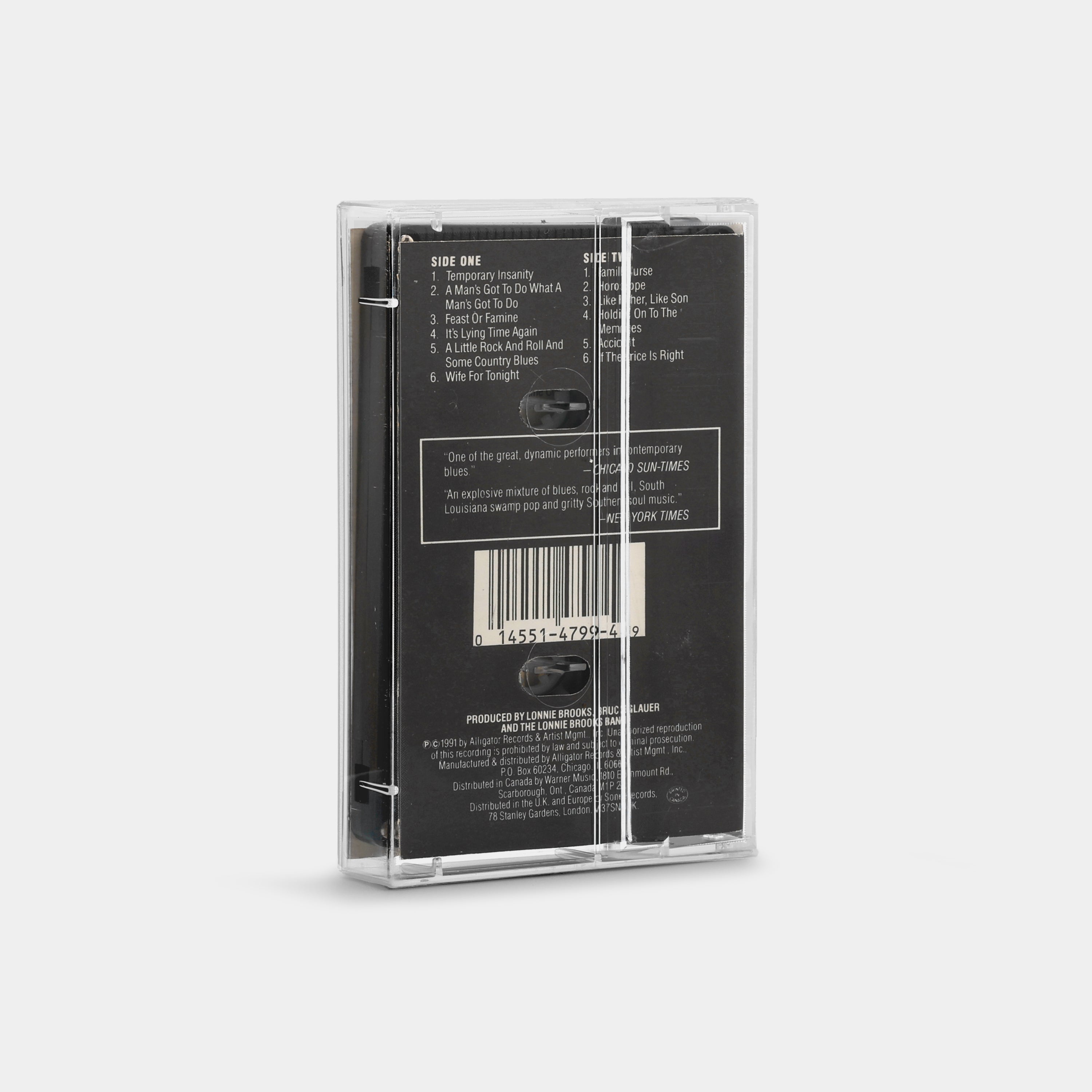 Lonnie Brooks - Satisfaction Guaranteed Cassette Tape