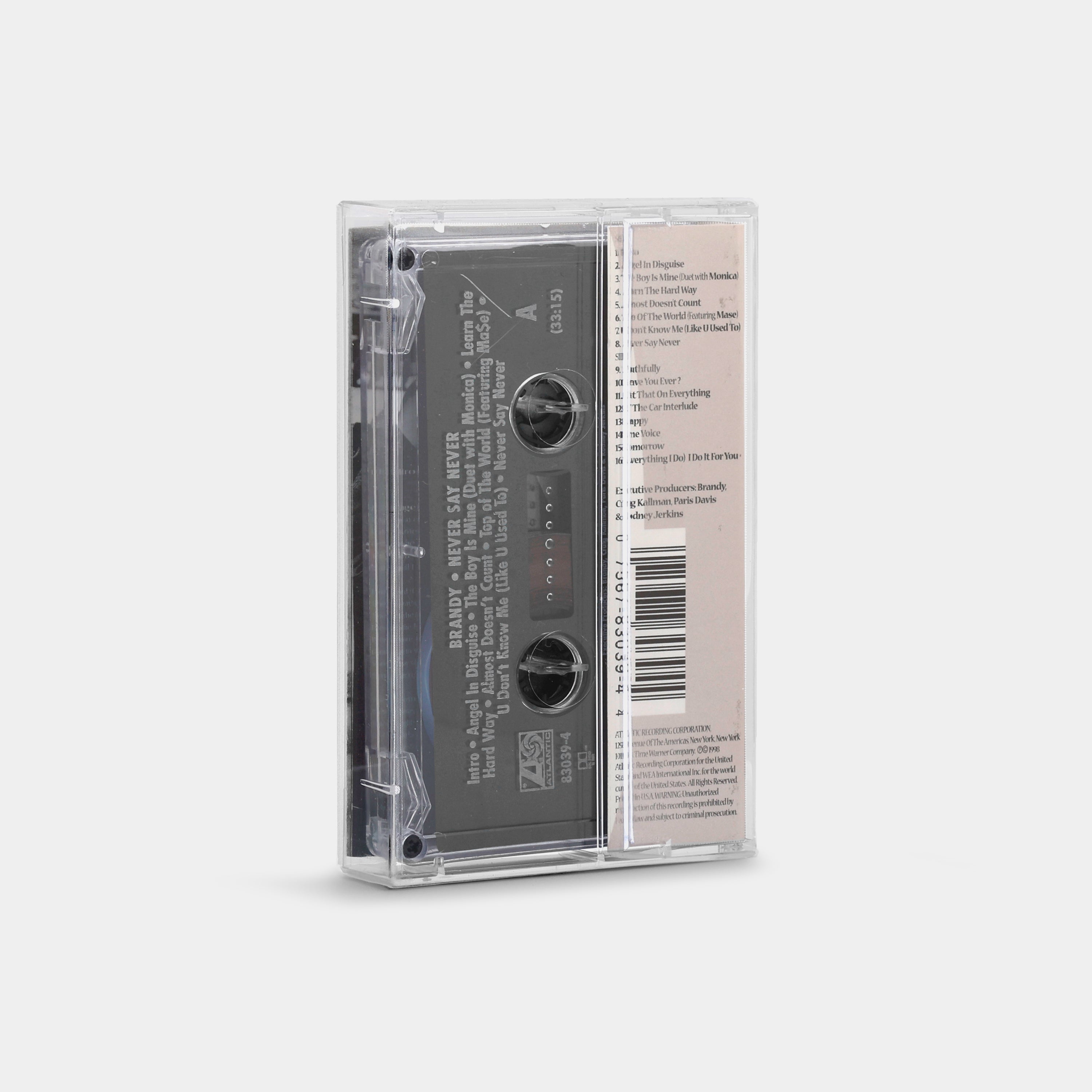 Brandy - Never Say Never Cassette Tape