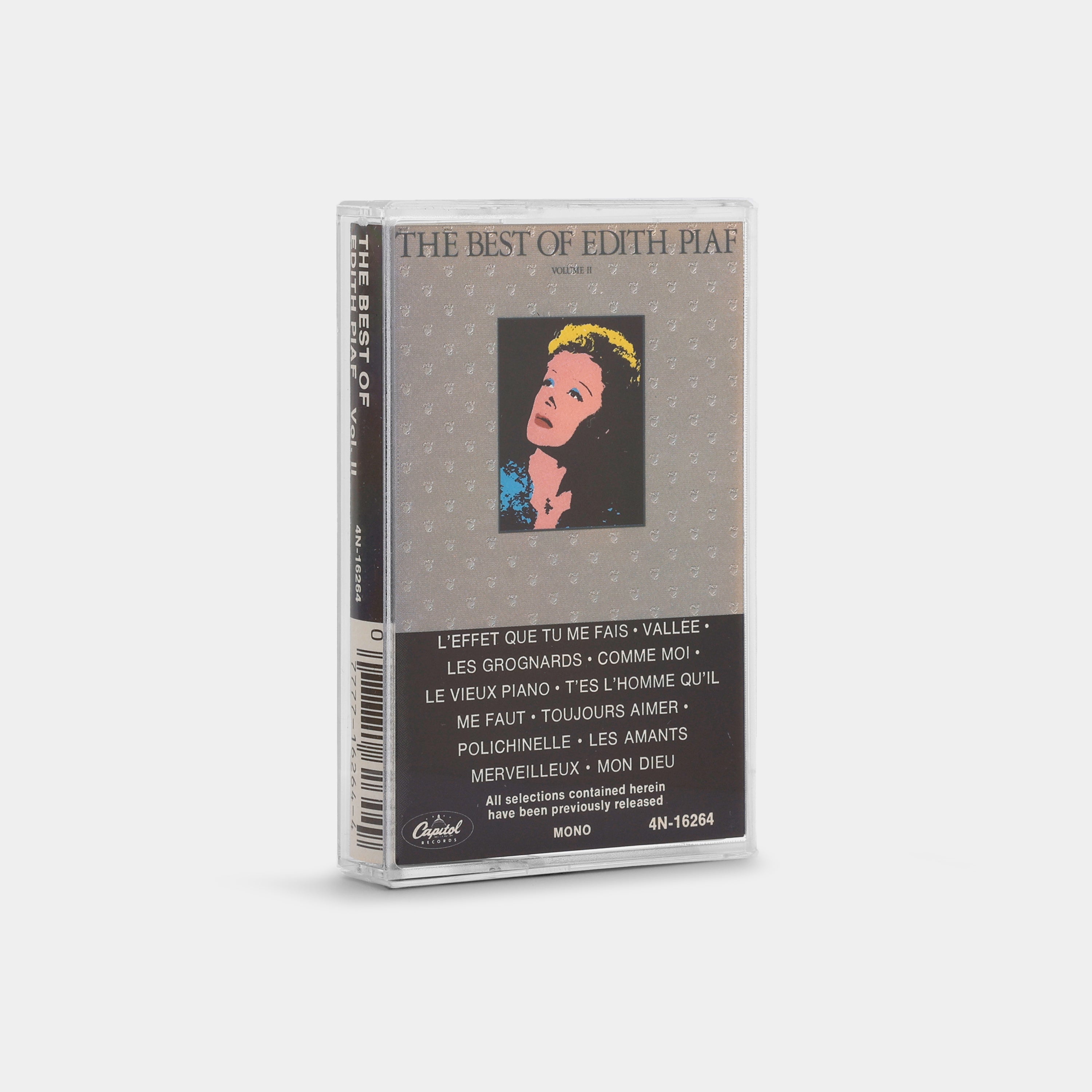 Edith Piaf - The Best Of Edith Piaf Volume II Cassette Tape