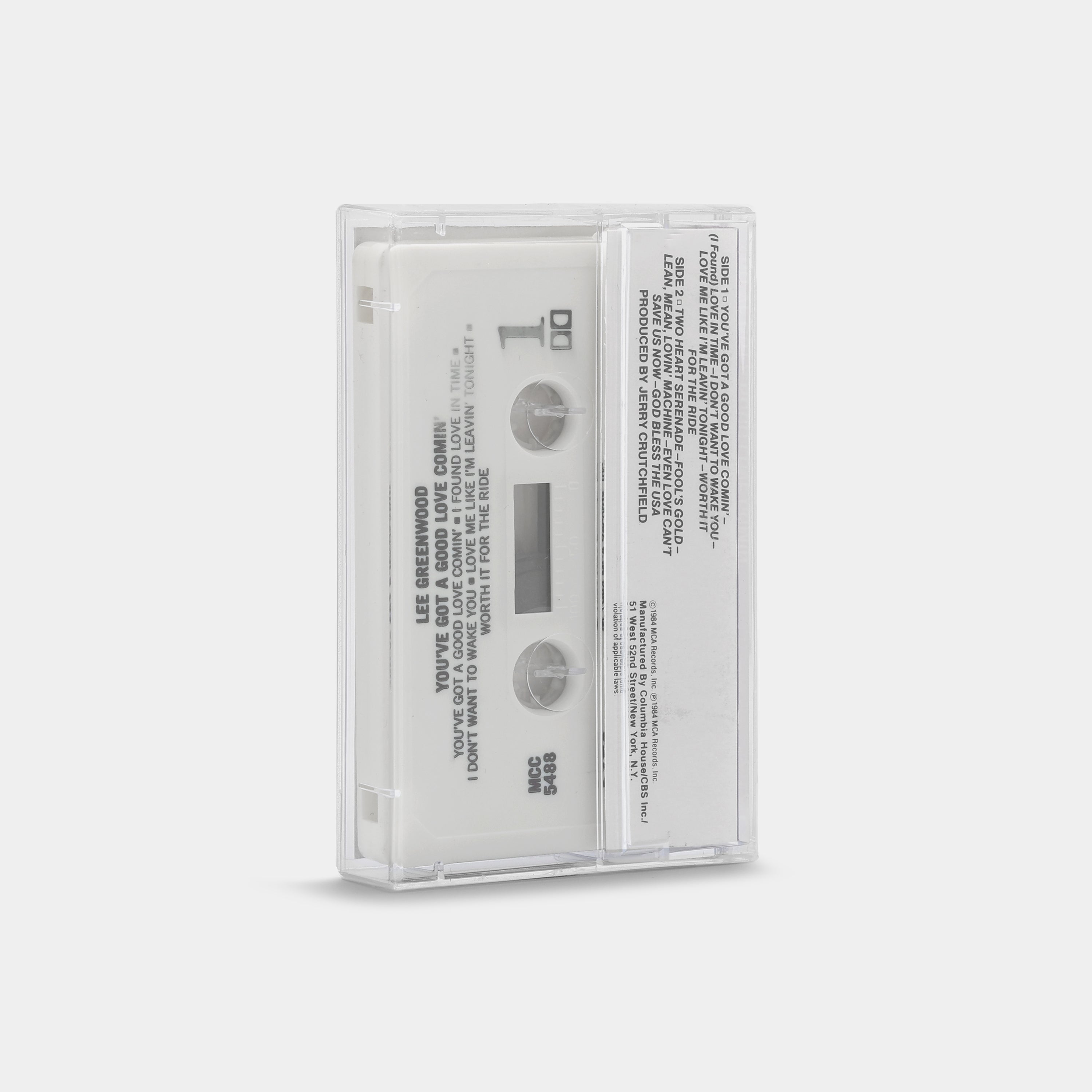 Lee Greenwood - You've Got A Good Love Comin' Cassette Tape