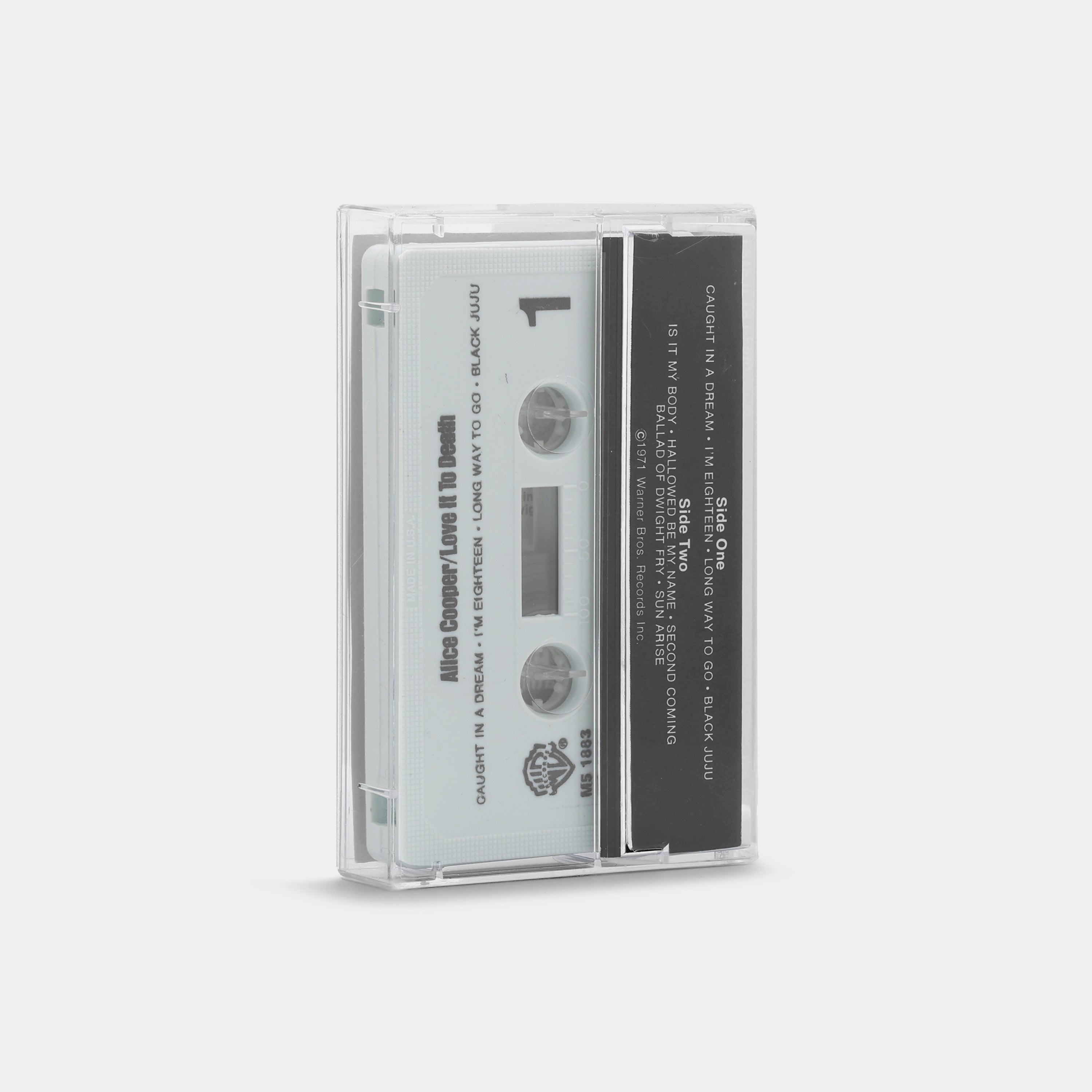 Alice Cooper - Love It To Death Cassette Tape