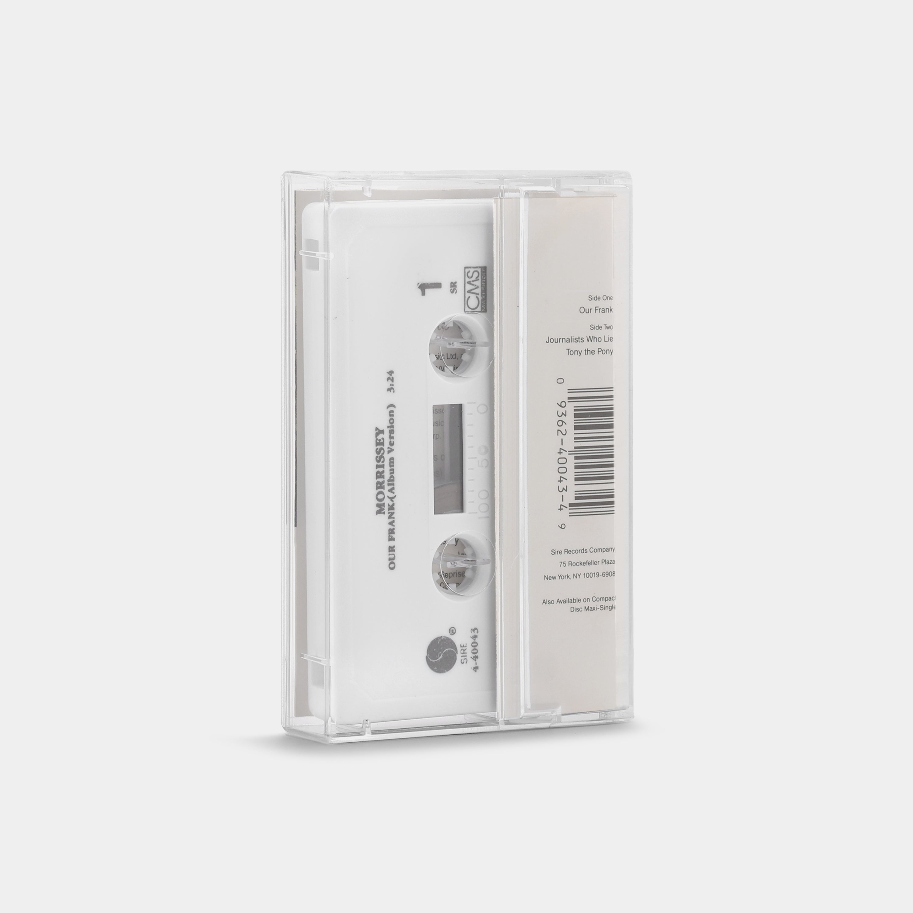 Morrissey - Our Frank Cassette Tape