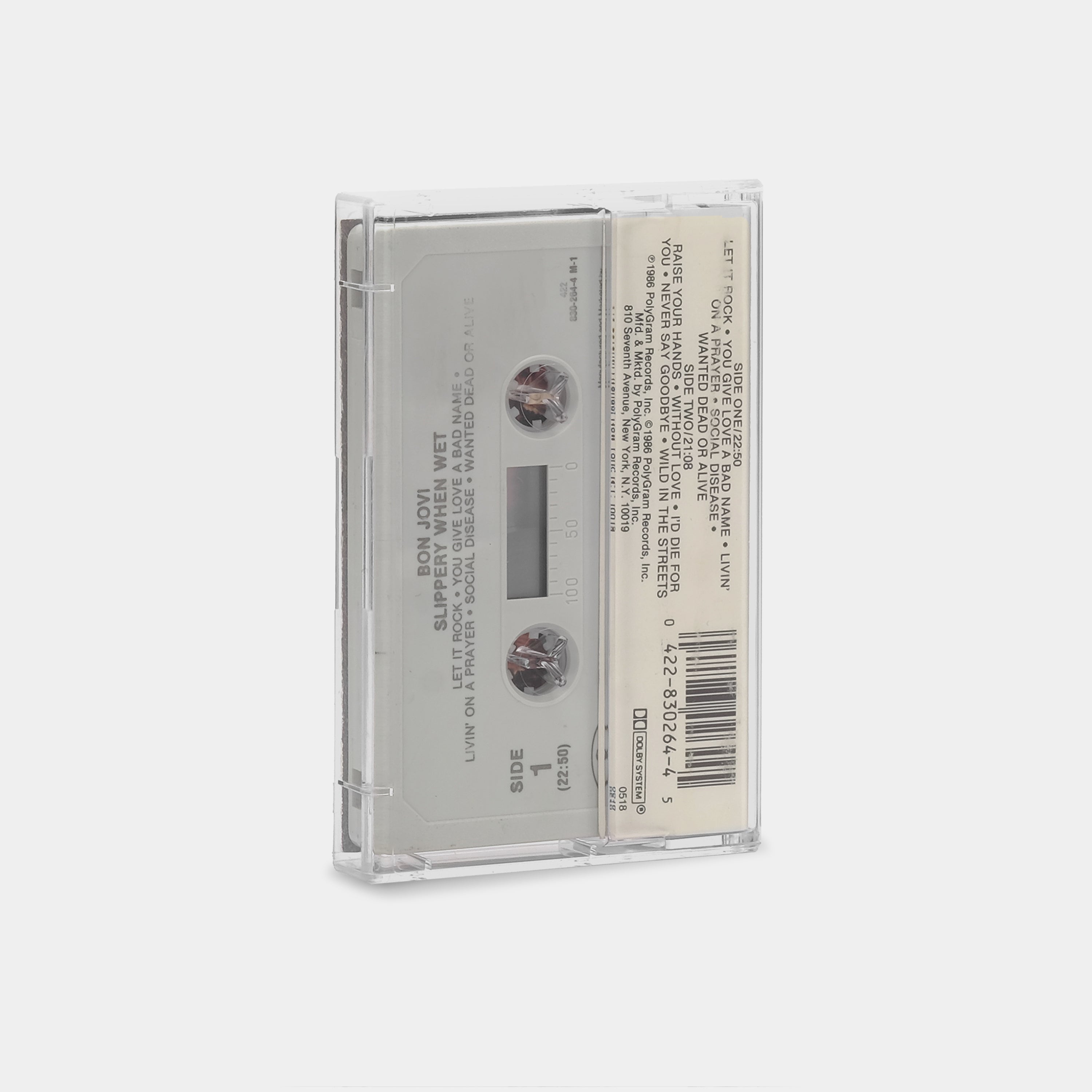 Bon Jovi - Slippery When Wet Cassette Tape