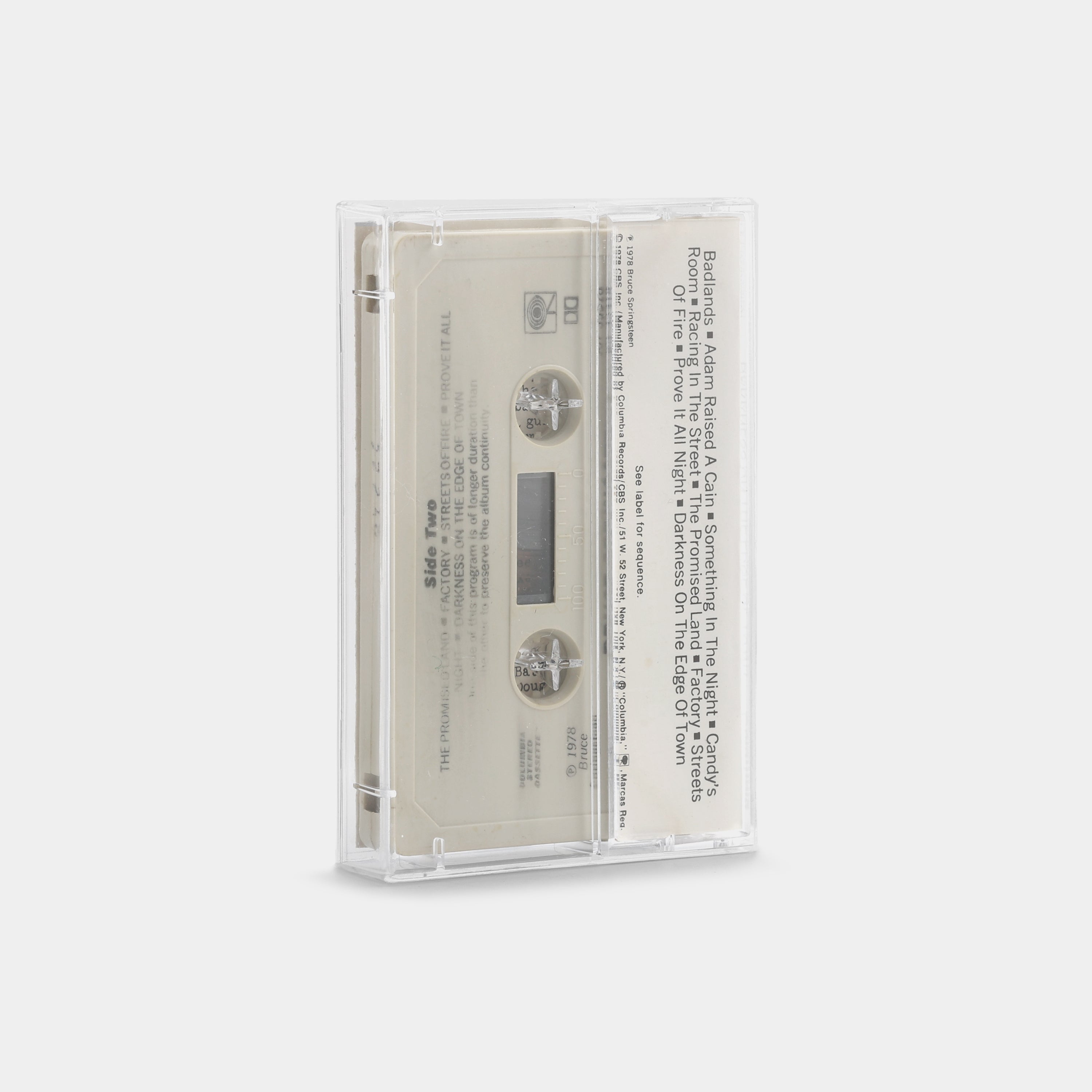 Bruce Springsteen - Darkness On The Edge Of Town Cassette Tape