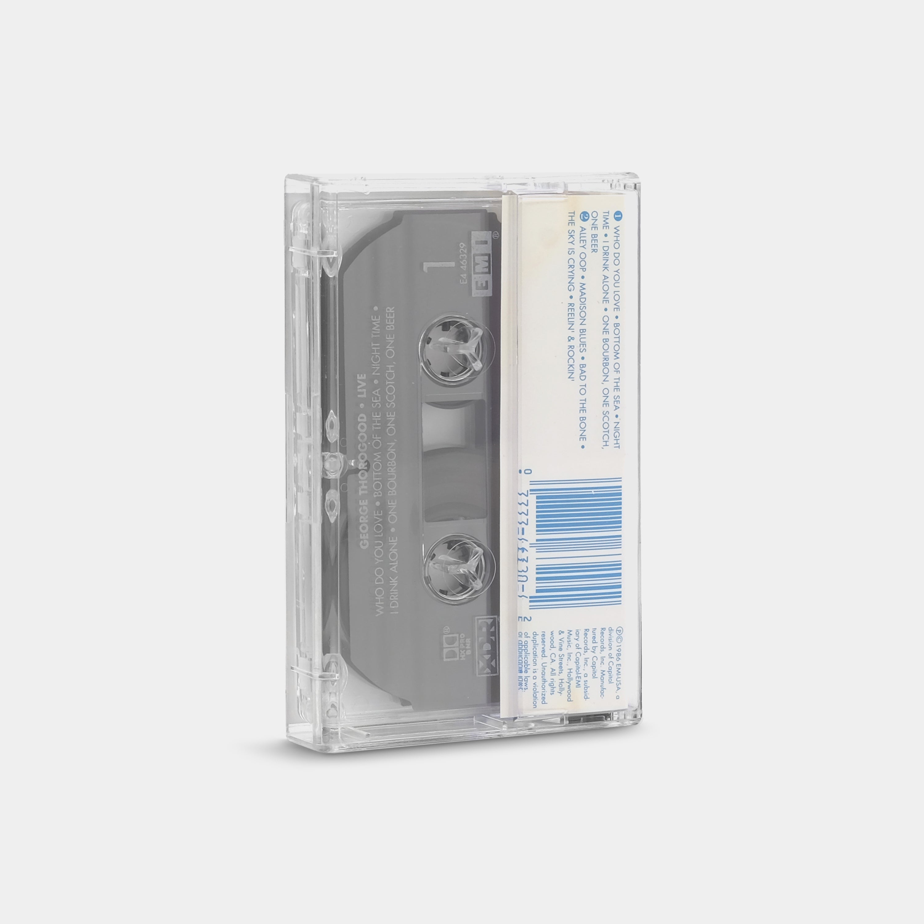 George Thorogood - Live Cassette Tape