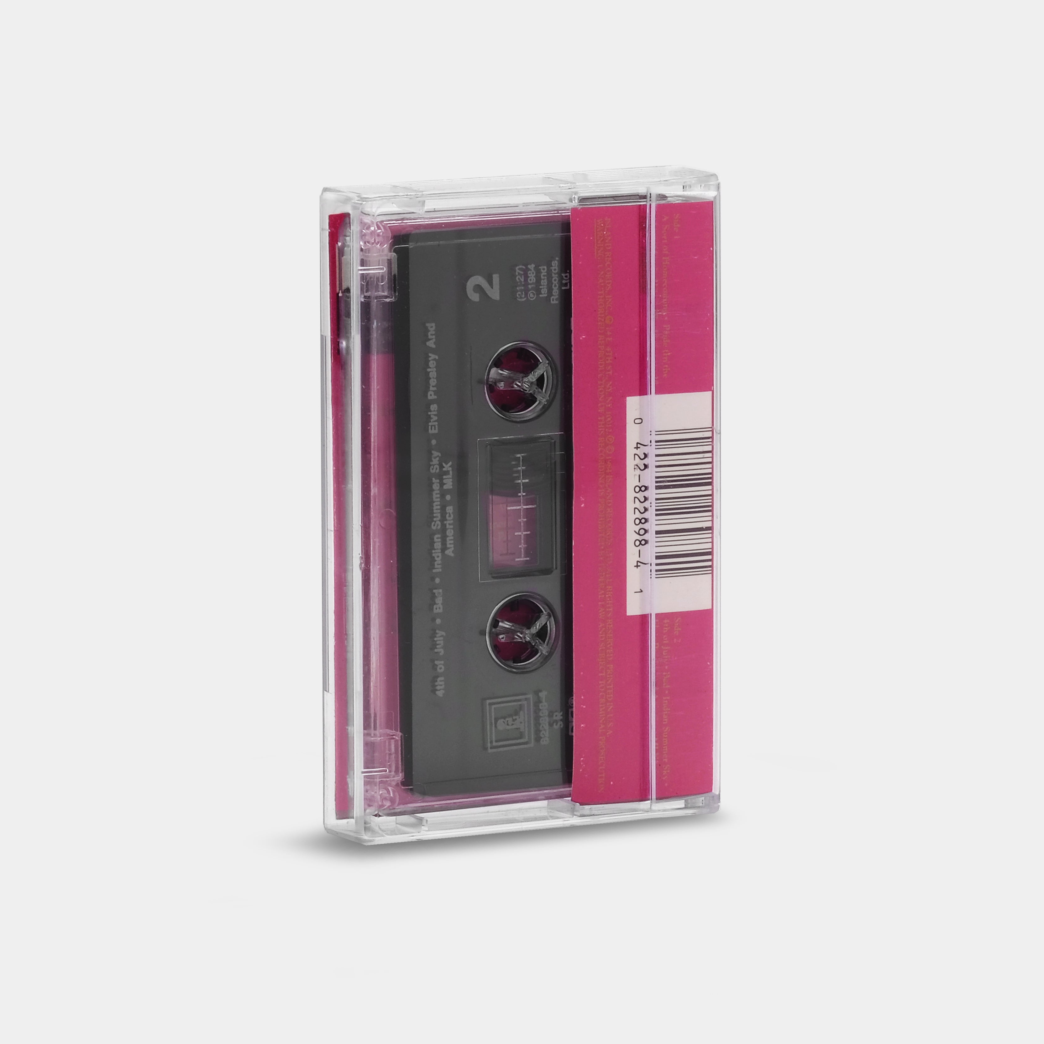 U2 - The Unforgettable Fire Cassette Tape