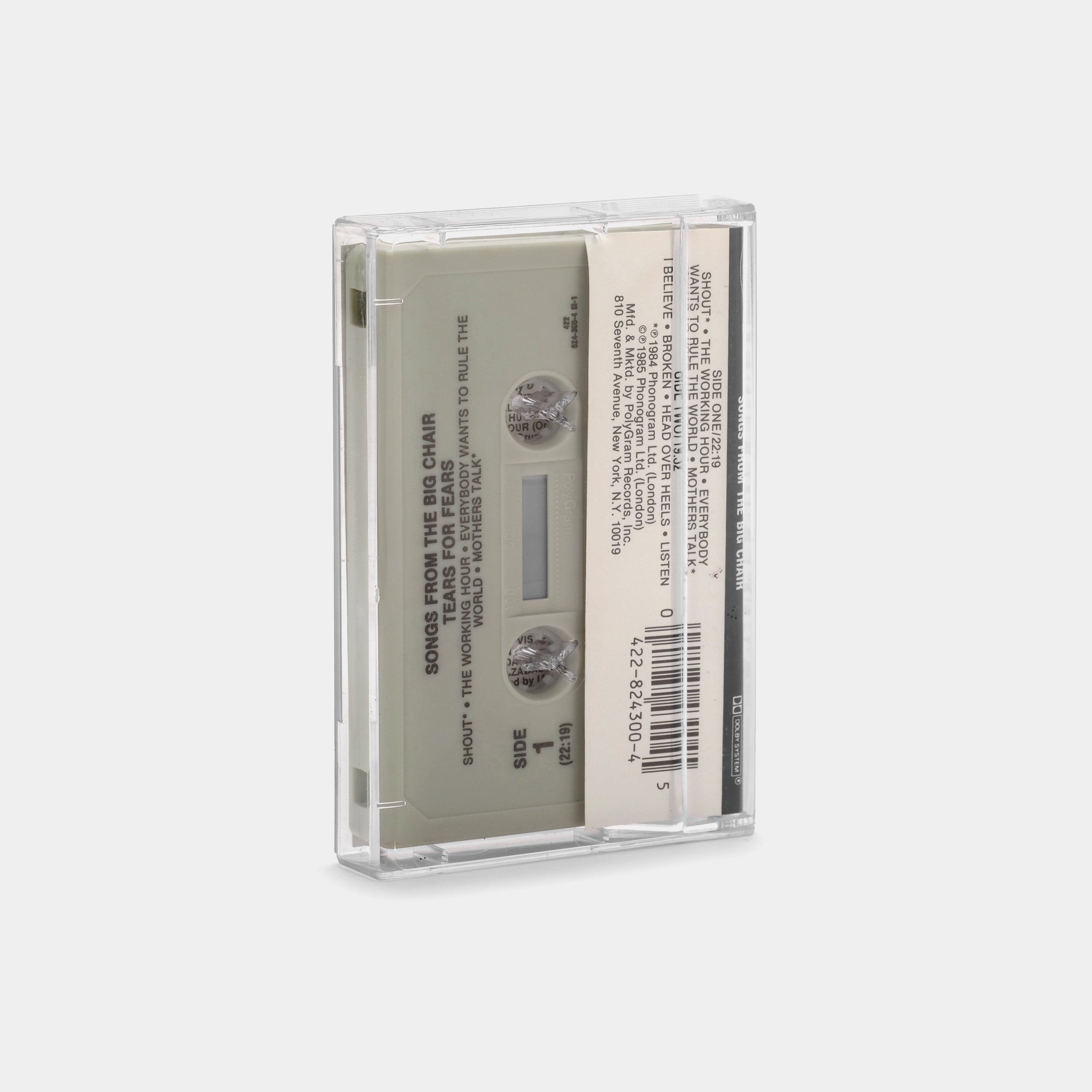 Tears For Fears - Songs From The Big Chair Cassette Tape