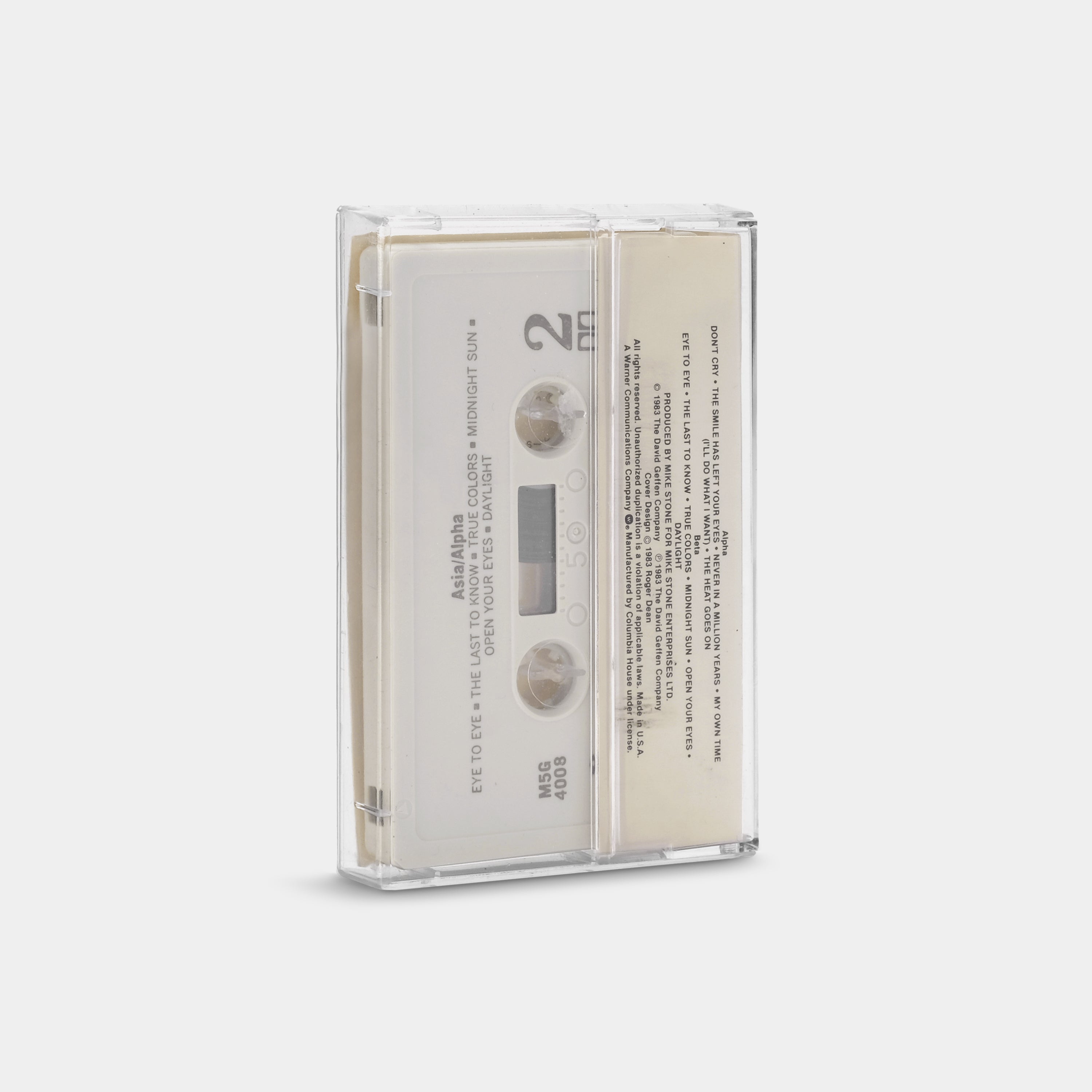 Asia - Alpha Cassette Tape