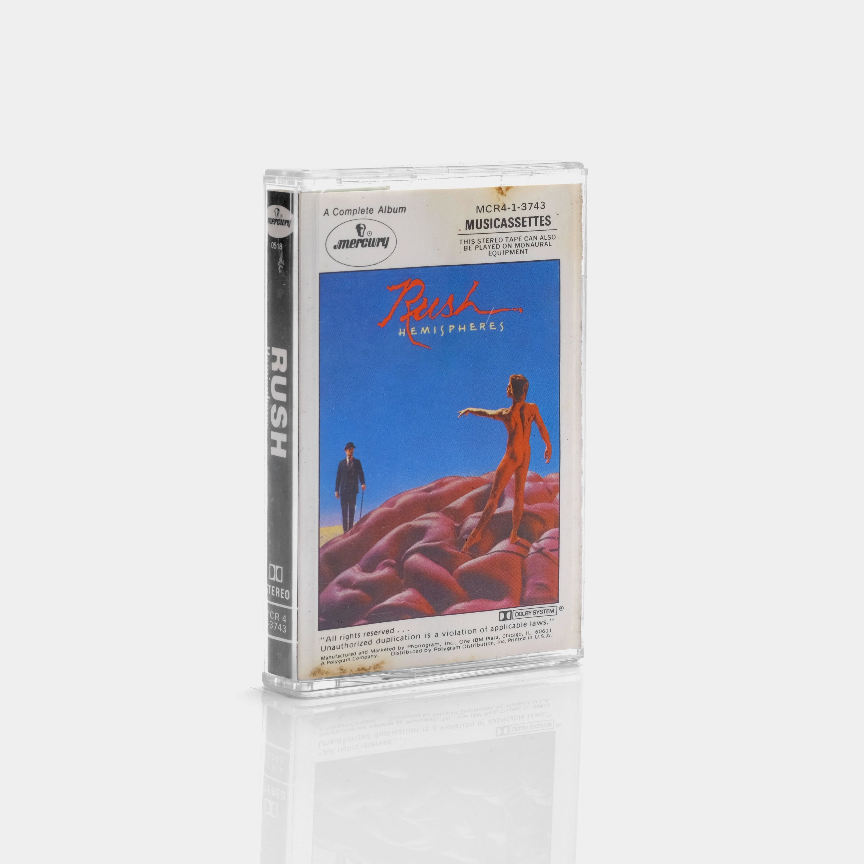 Rush - Hemispheres Cassette Tape