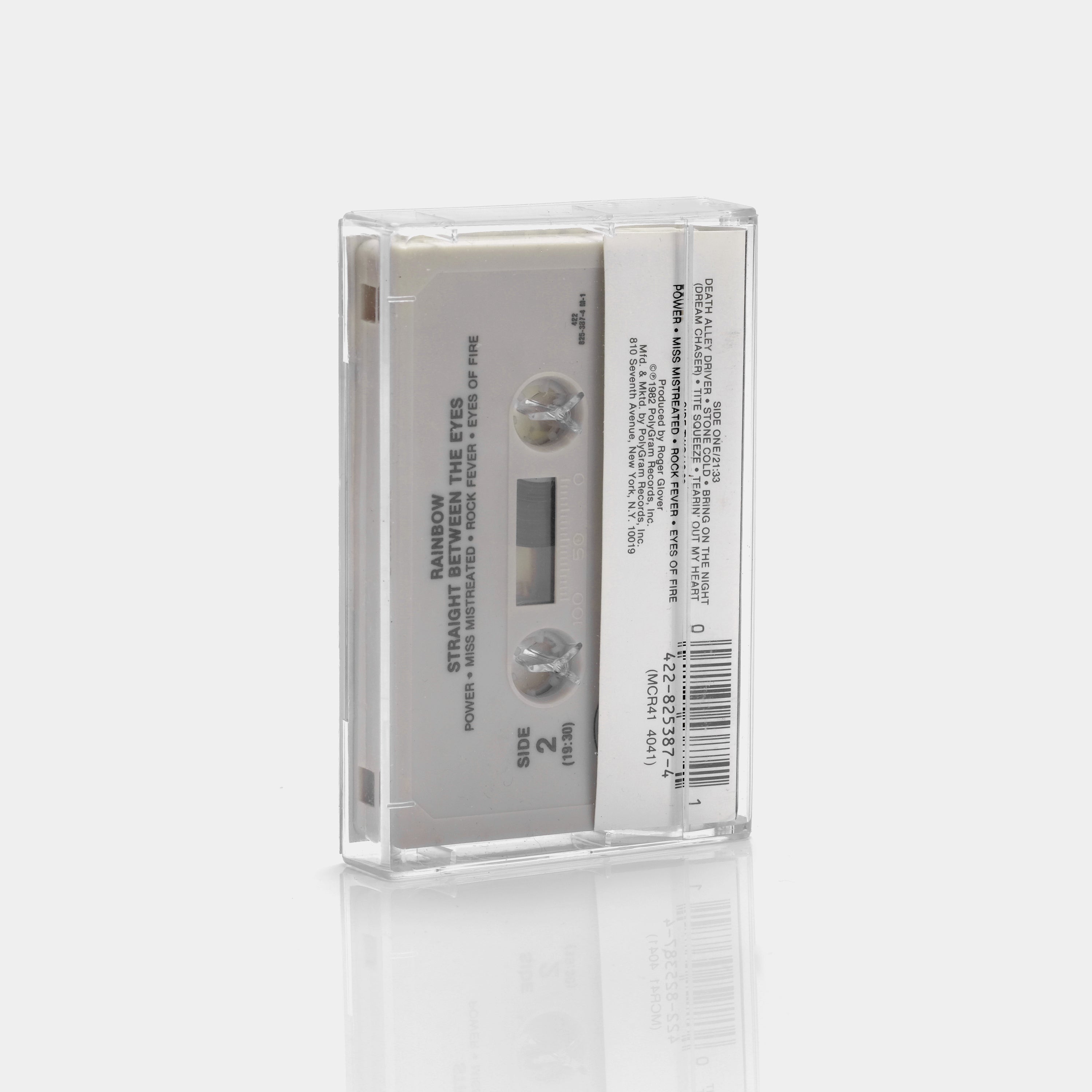 Rainbow - Straight Between The Eyes Cassette Tape