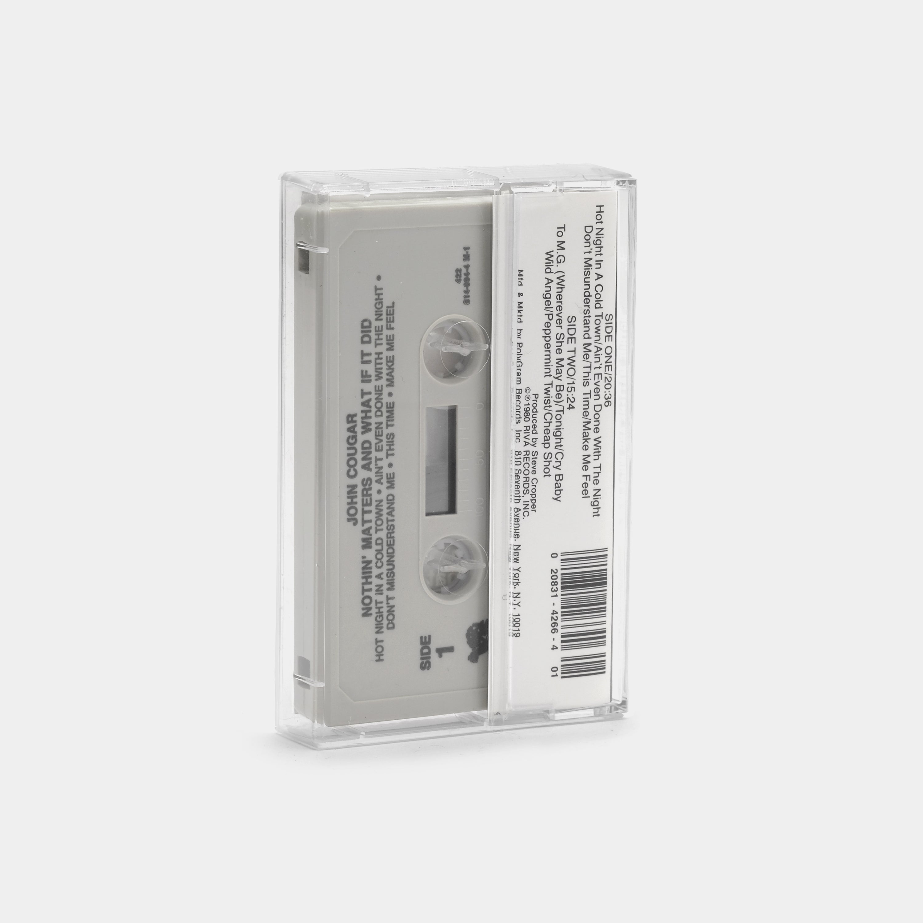 John Cougar Mellencamp - Nothin' Matters And What If It Did Cassette Tape