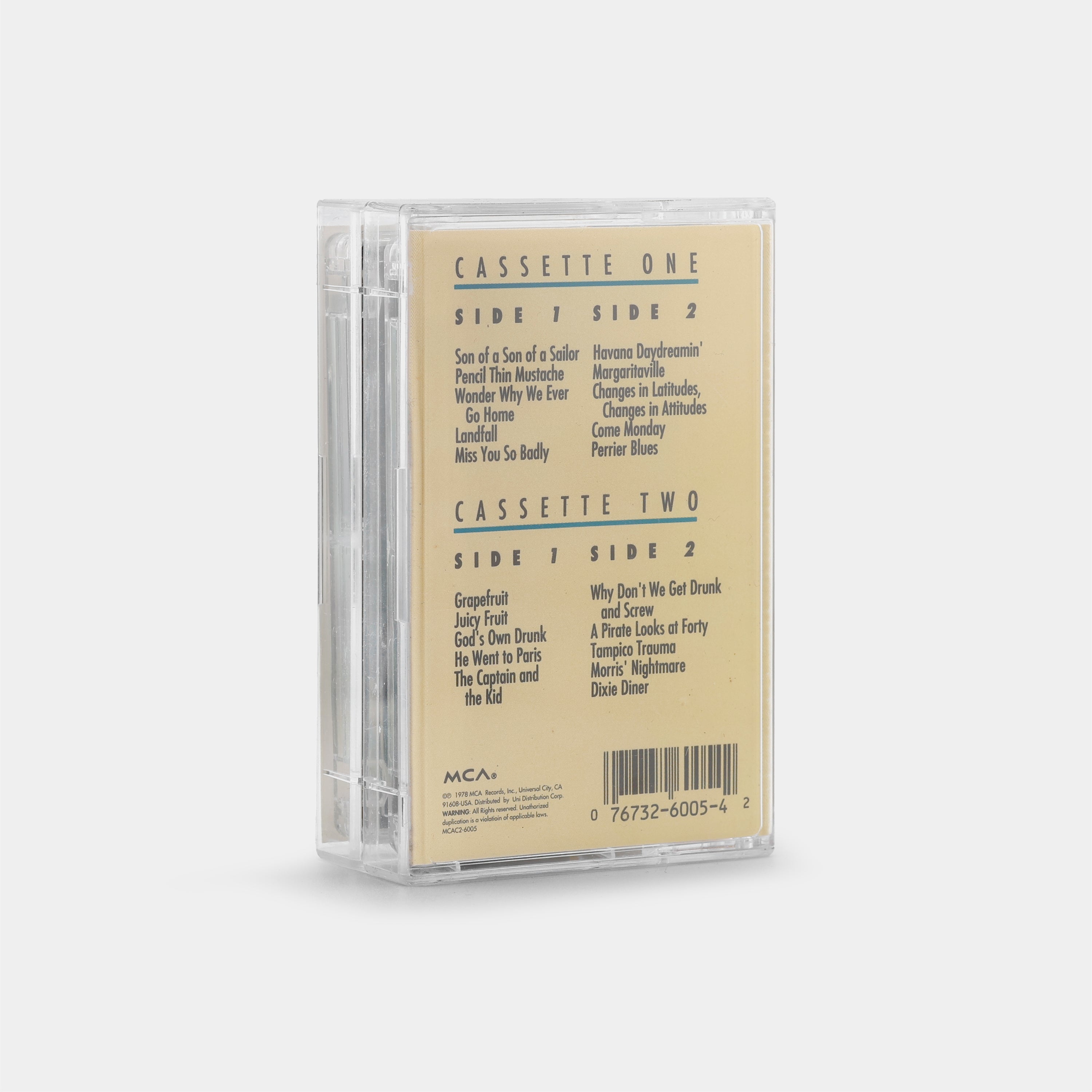 Jimmy Buffett - You Had to Be There Cassette Tape Set